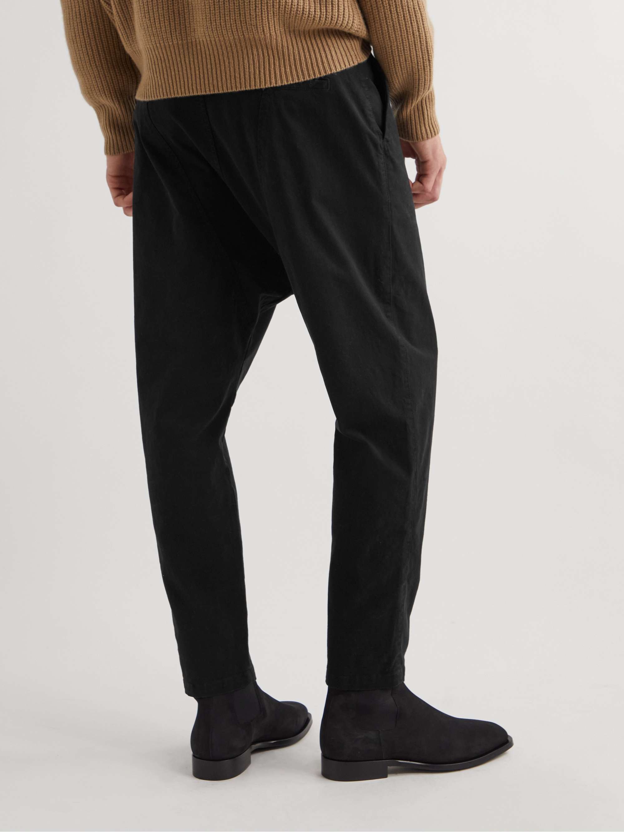 NILI LOTAN Paris Cotton-Blend Twill Trousers