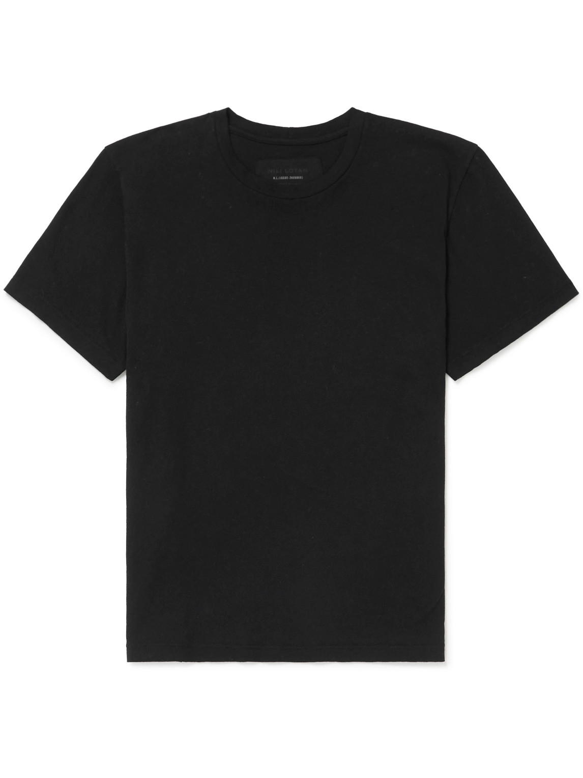 Nili Lotan Bradley Cotton-jersey T-shirt In Black