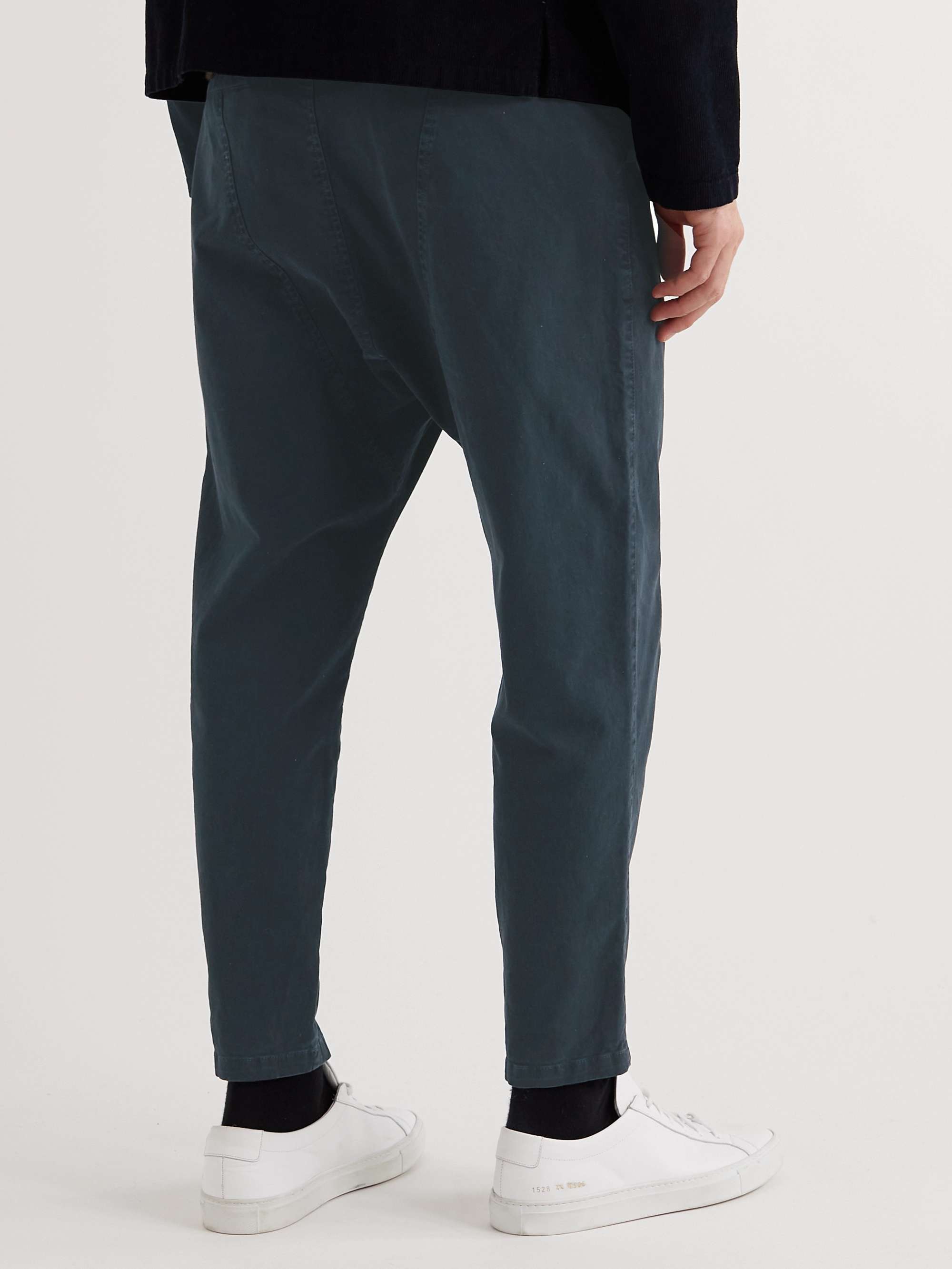 NILI LOTAN Paris Cotton-Blend Twill Trousers