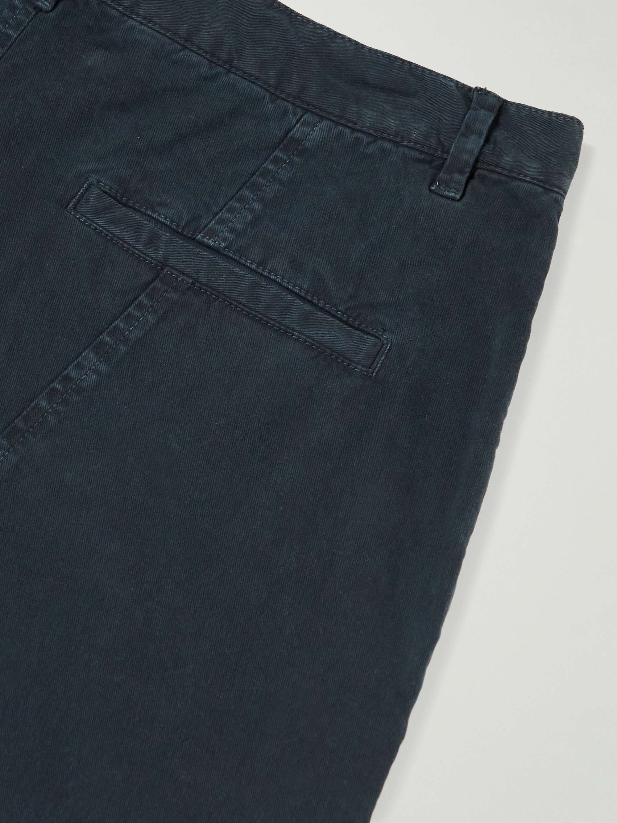 NILI LOTAN Paris Cotton-Blend Twill Trousers