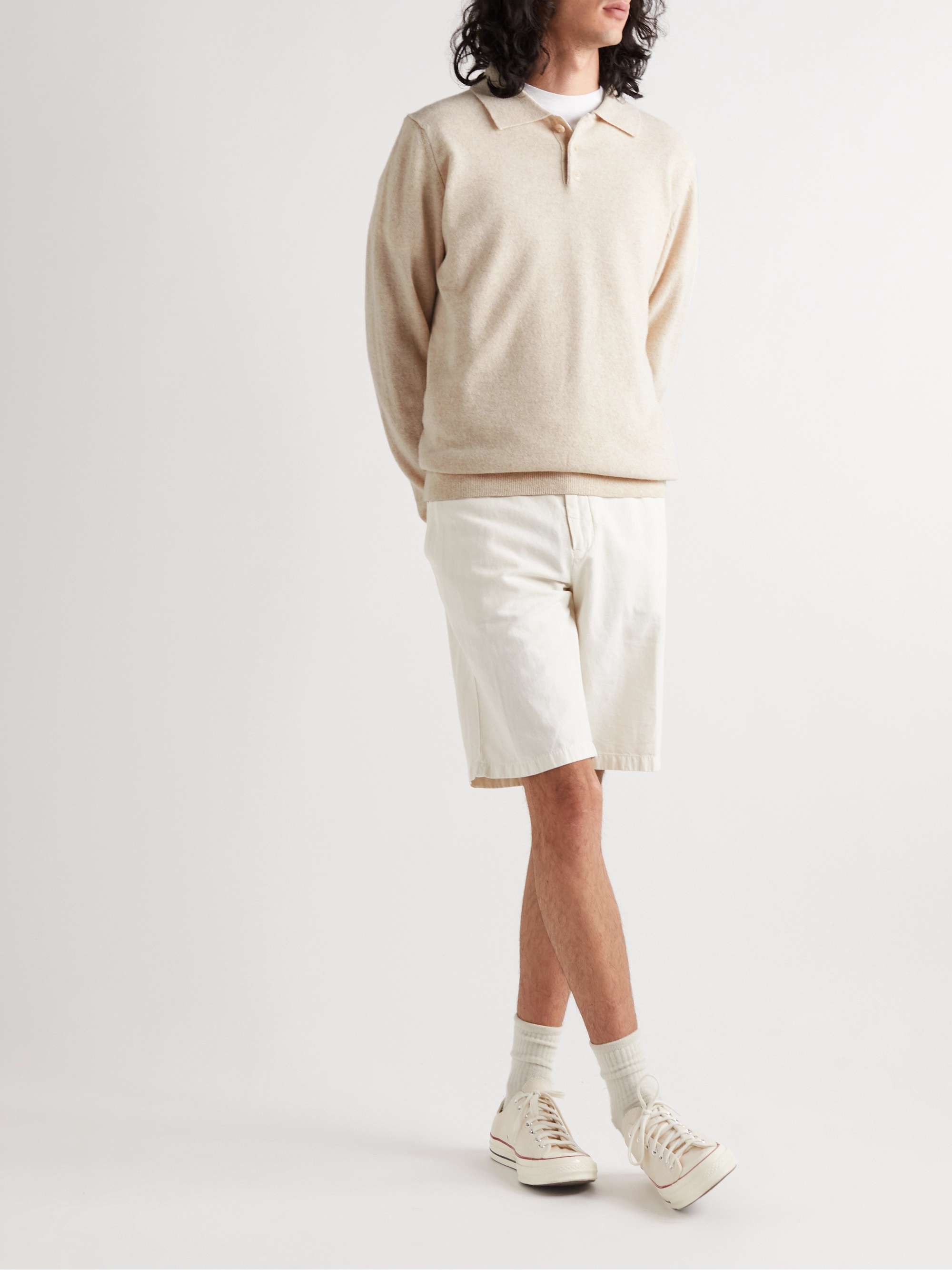 WTAPS® Seagull 03 Appliquéd Cotton-Flannel Drawstring Trousers 