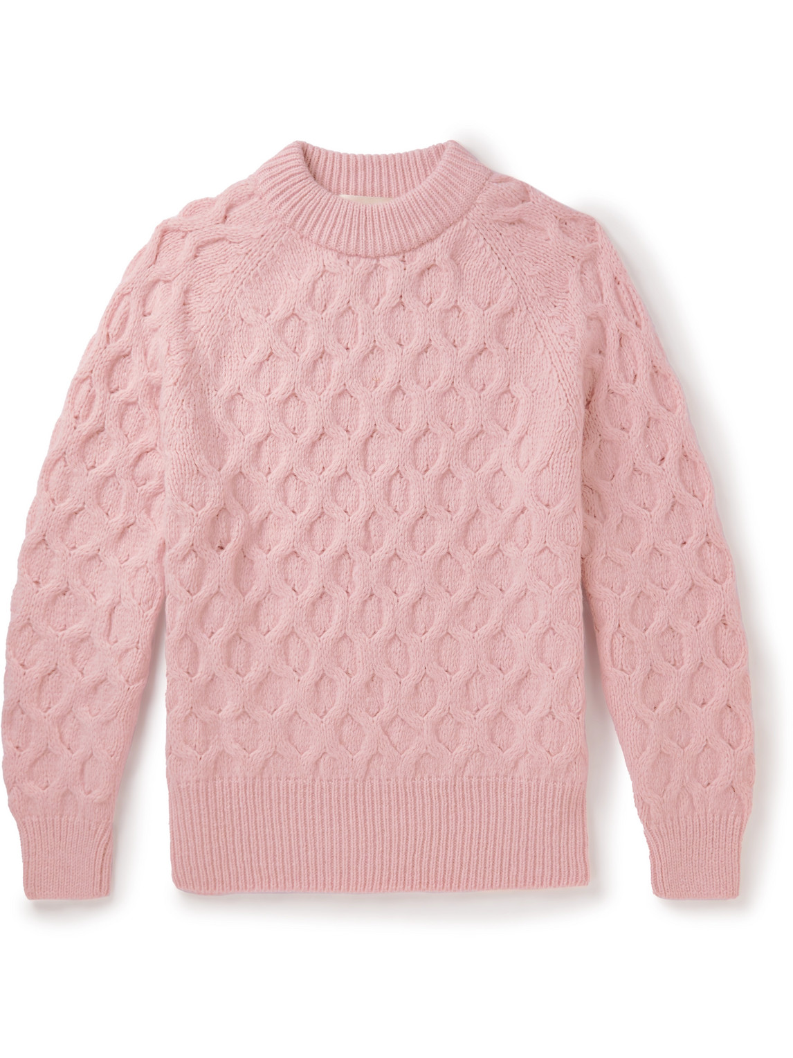 SÉFR ALAIN CABLE-KNIT ALPACA-BLEND SWEATER