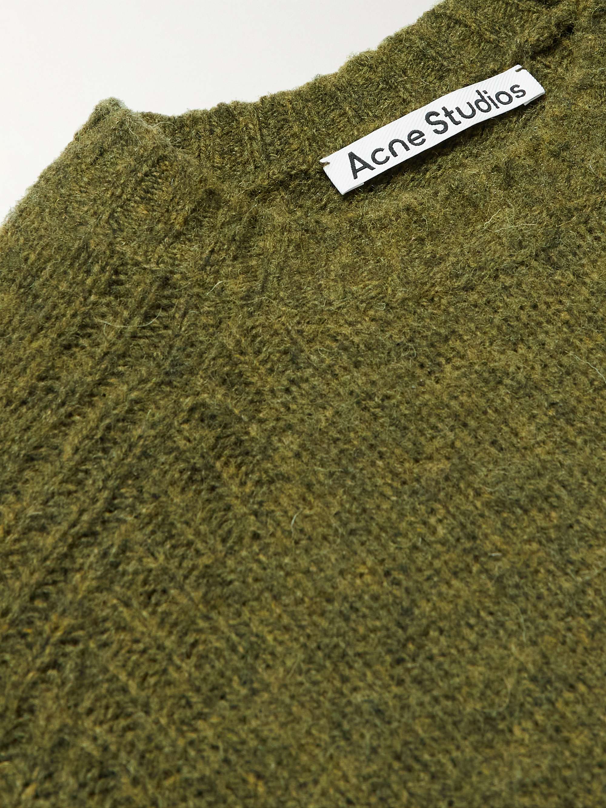 ACNE STUDIOS Kowhai Logo-Embroidered Wool Sweater