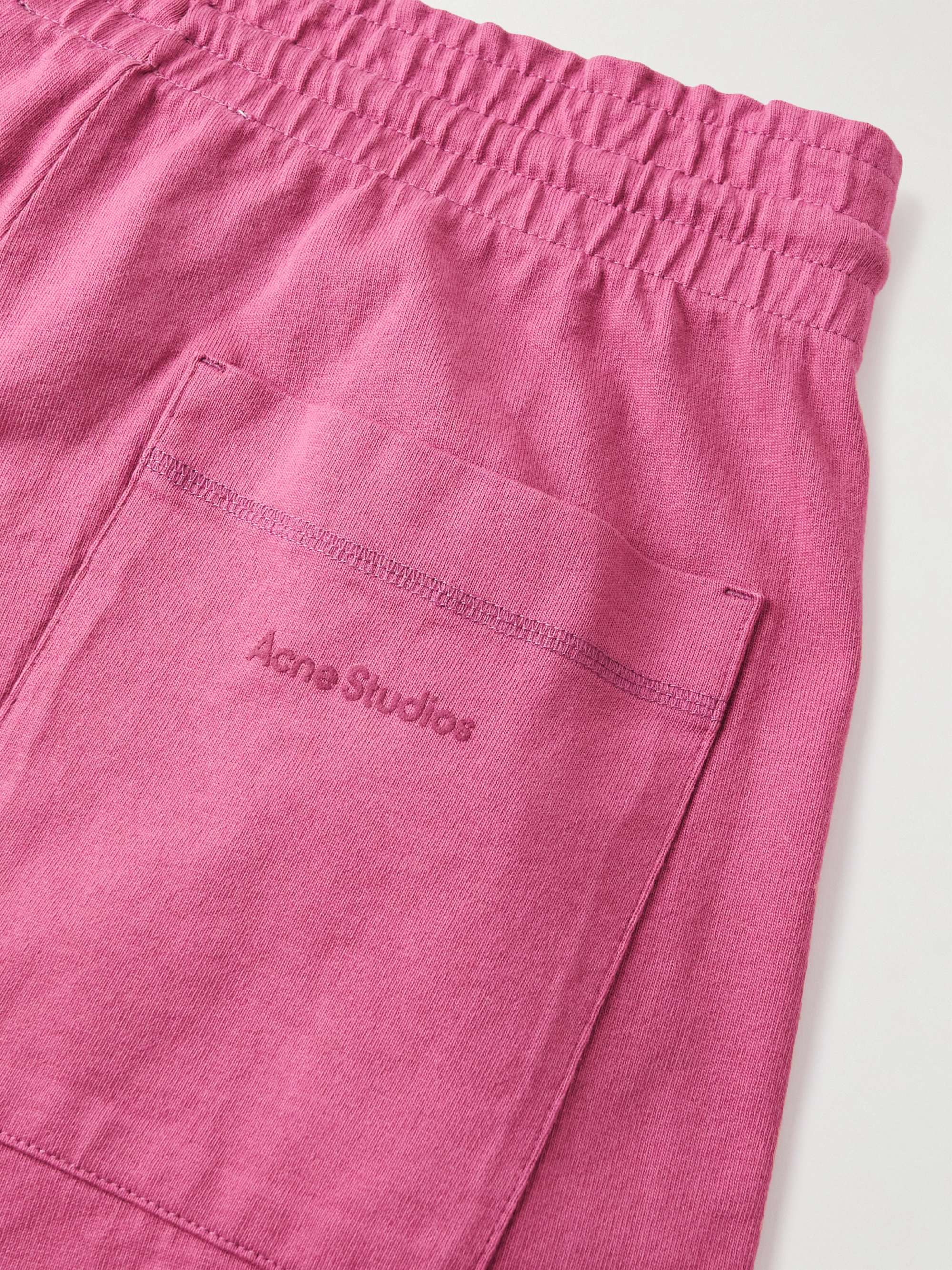 ACNE STUDIOS Straight-Leg Cotton-Jersey Shorts