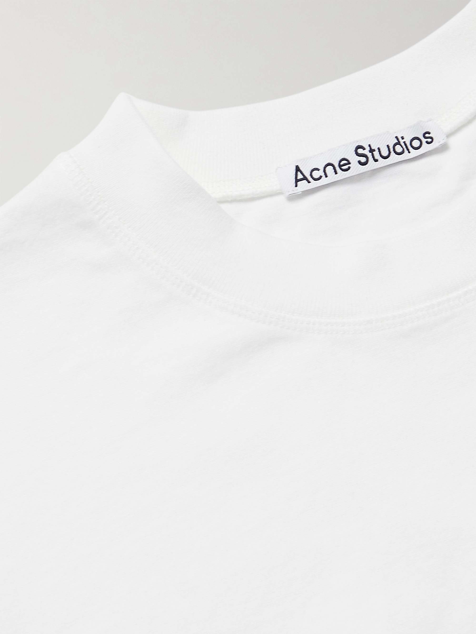ACNE STUDIOS Logo-Print Organic Cotton-Jersey T-Shirt