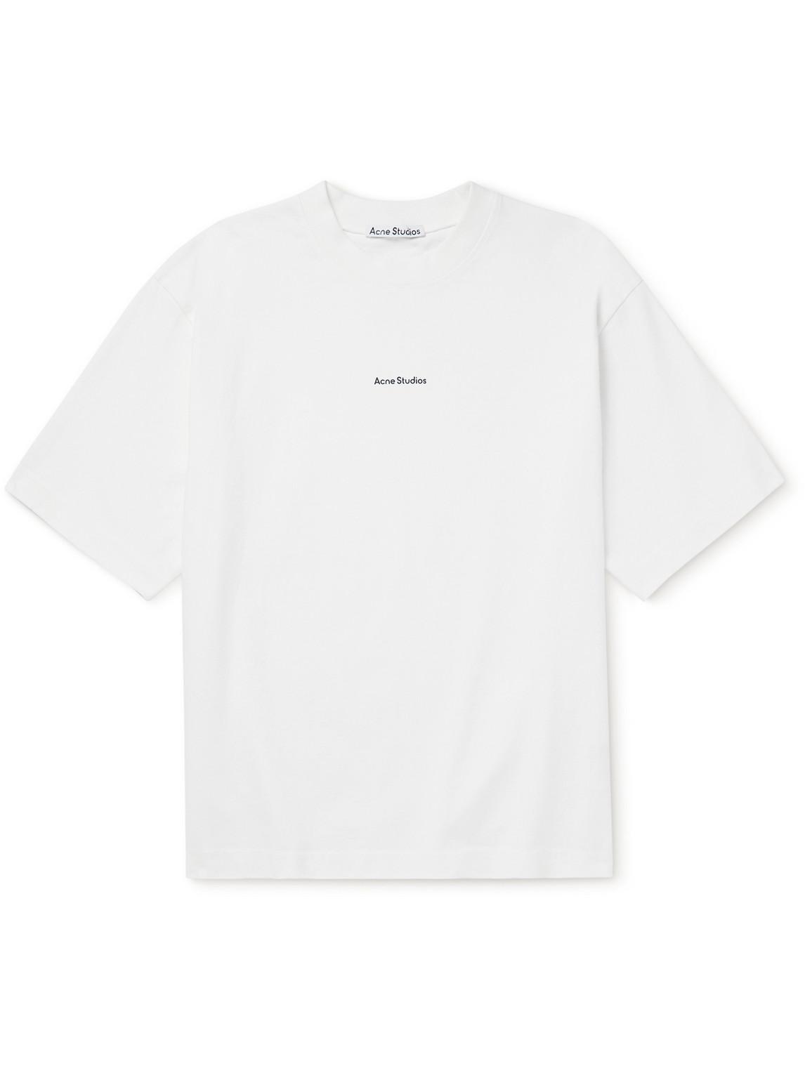 ACNE STUDIOS LOGO-PRINT ORGANIC COTTON-JERSEY T-SHIRT