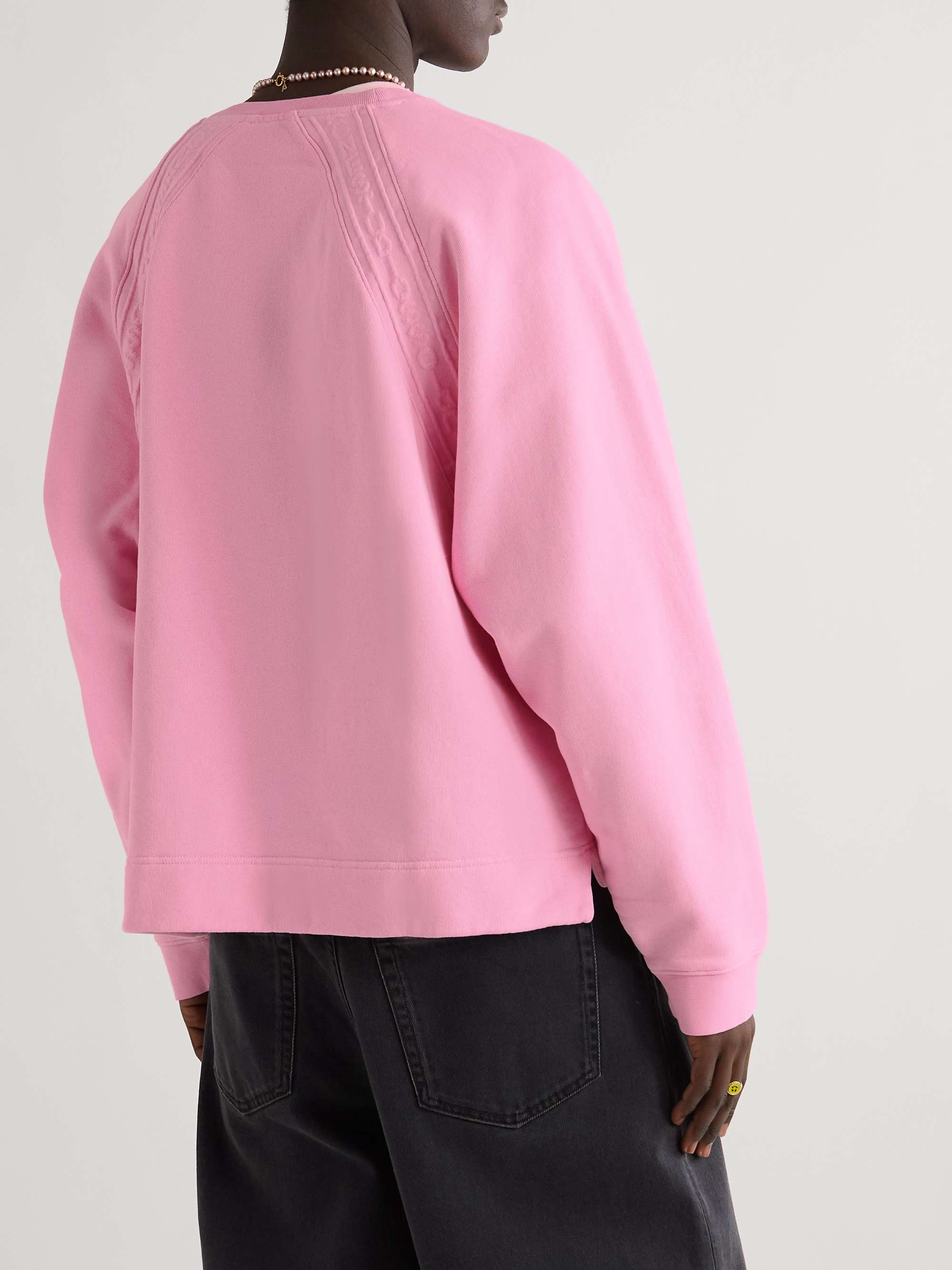 ACNE STUDIOS Farmy Chain Cotton-Jersey Sweatshirt