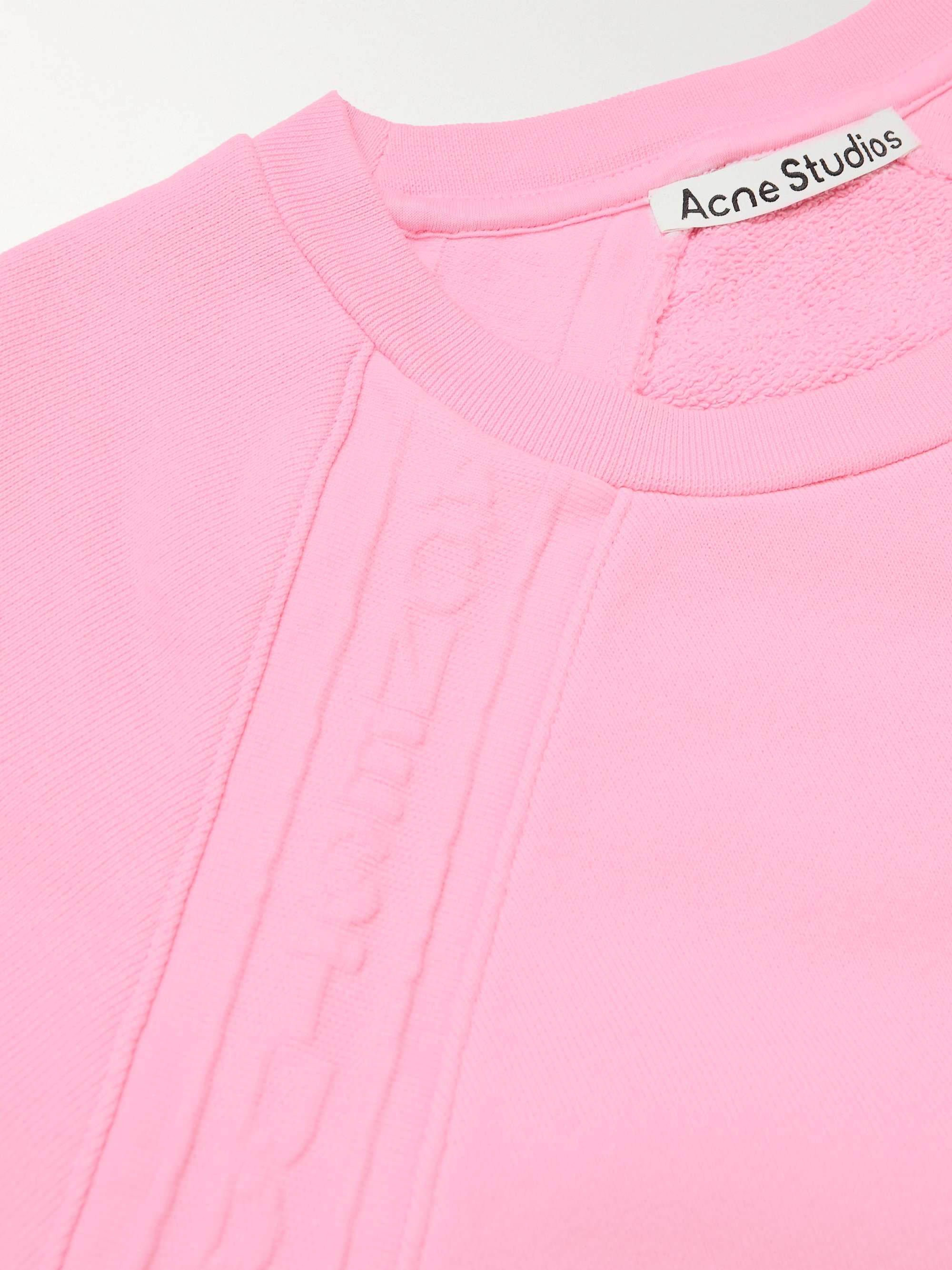 ACNE STUDIOS Farmy Chain Cotton-Jersey Sweatshirt