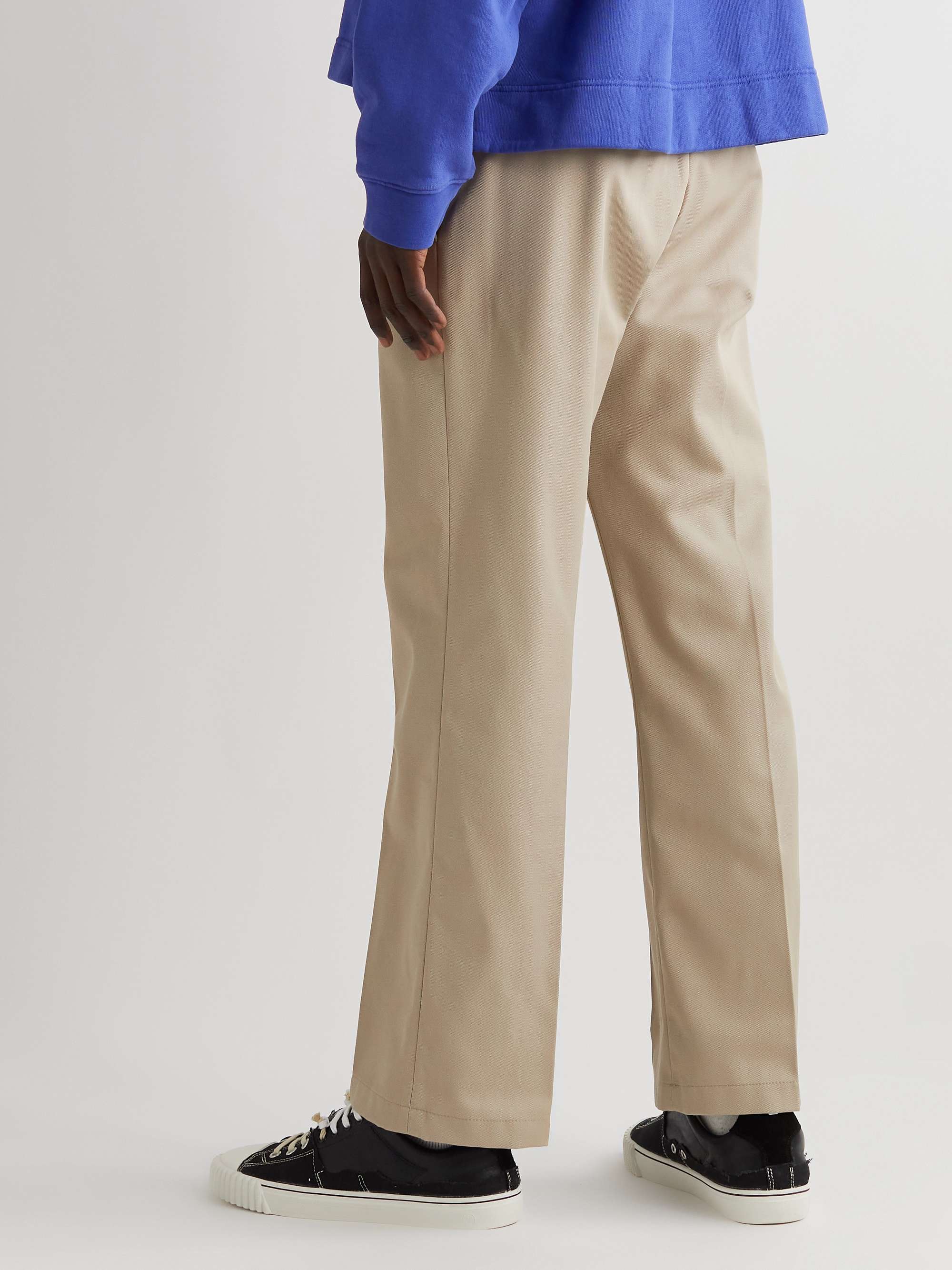 ACNE STUDIOS Pilos Straight-Leg Cotton-Blend Twill Trousers