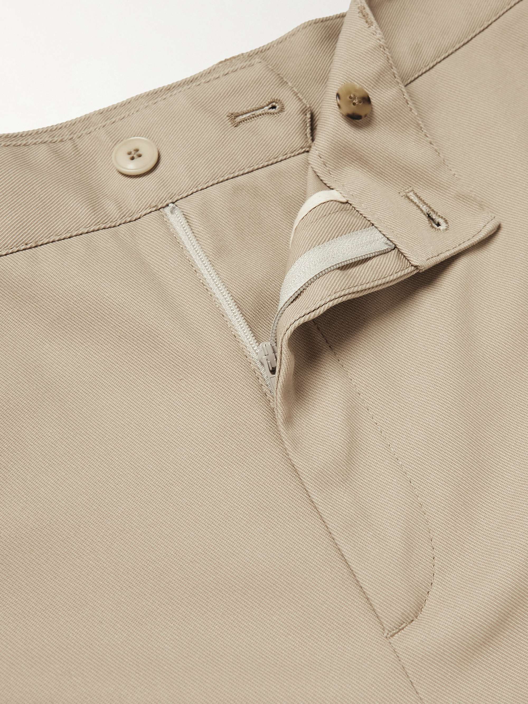 ACNE STUDIOS Pilos Straight-Leg Cotton-Blend Twill Trousers