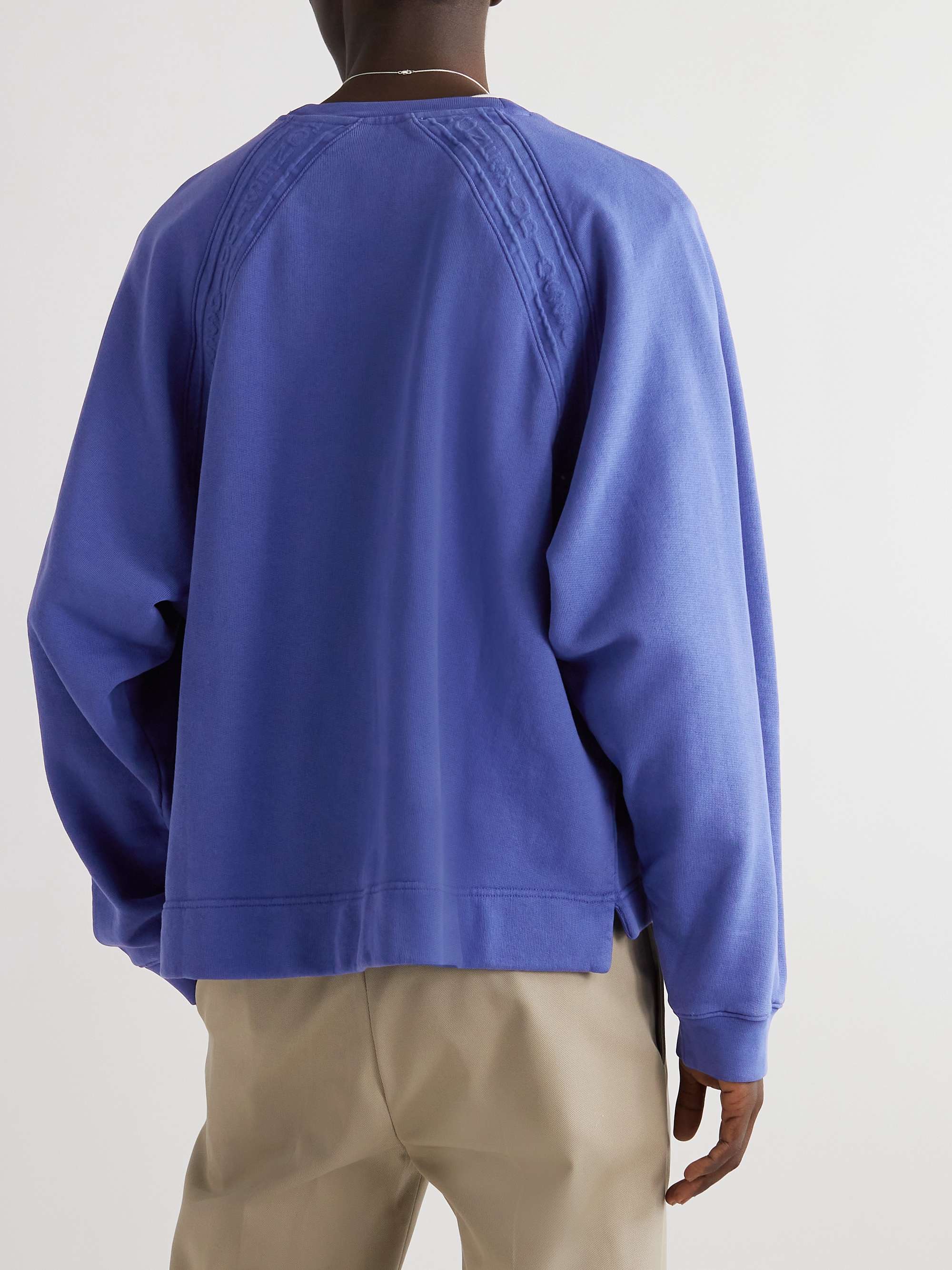 ACNE STUDIOS Farmy Chain Cotton-Jersey Sweatshirt