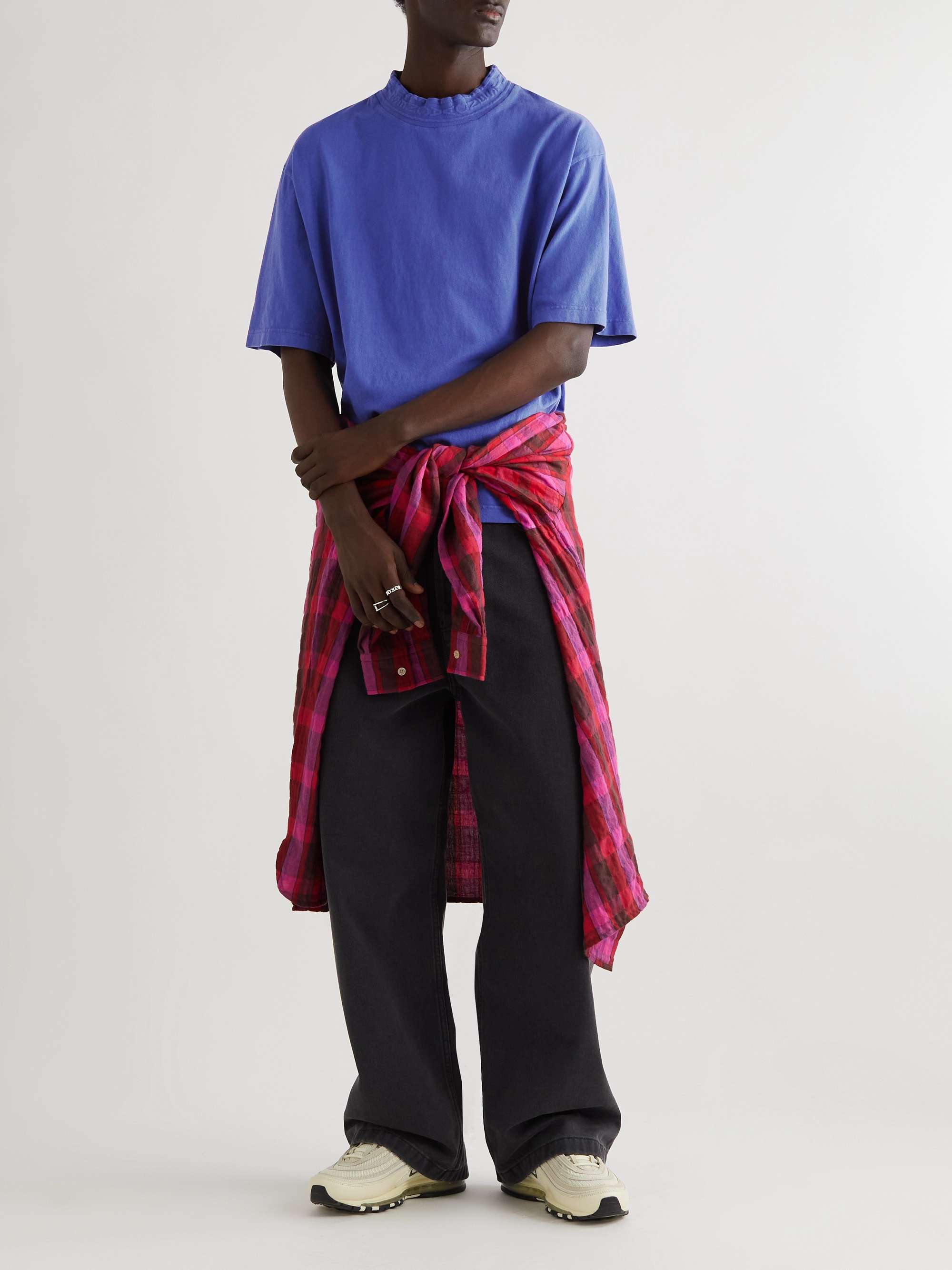 ACNE STUDIOS Elco Chain Cotton-Jersey T-Shirt