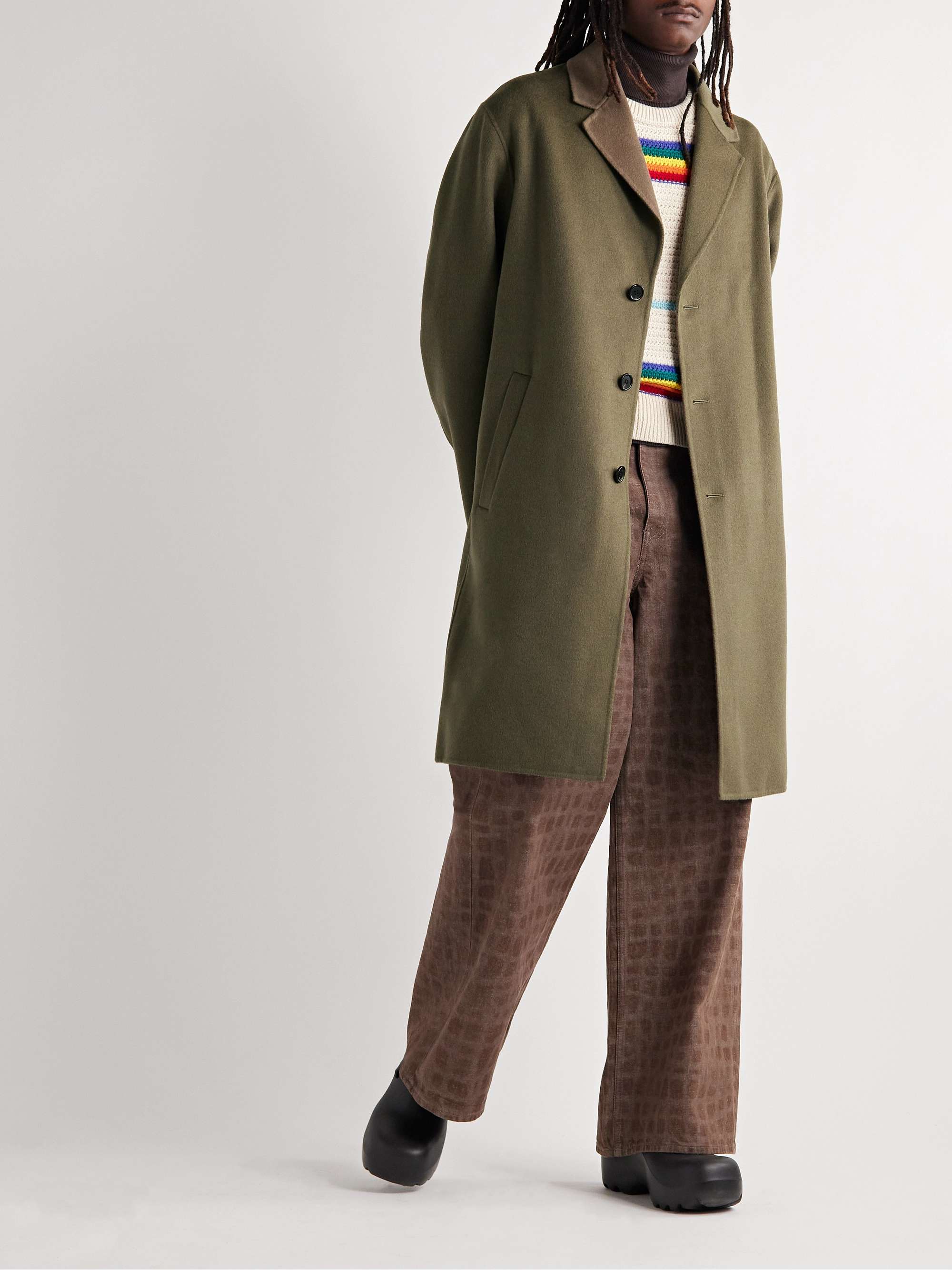 oversized double face coat