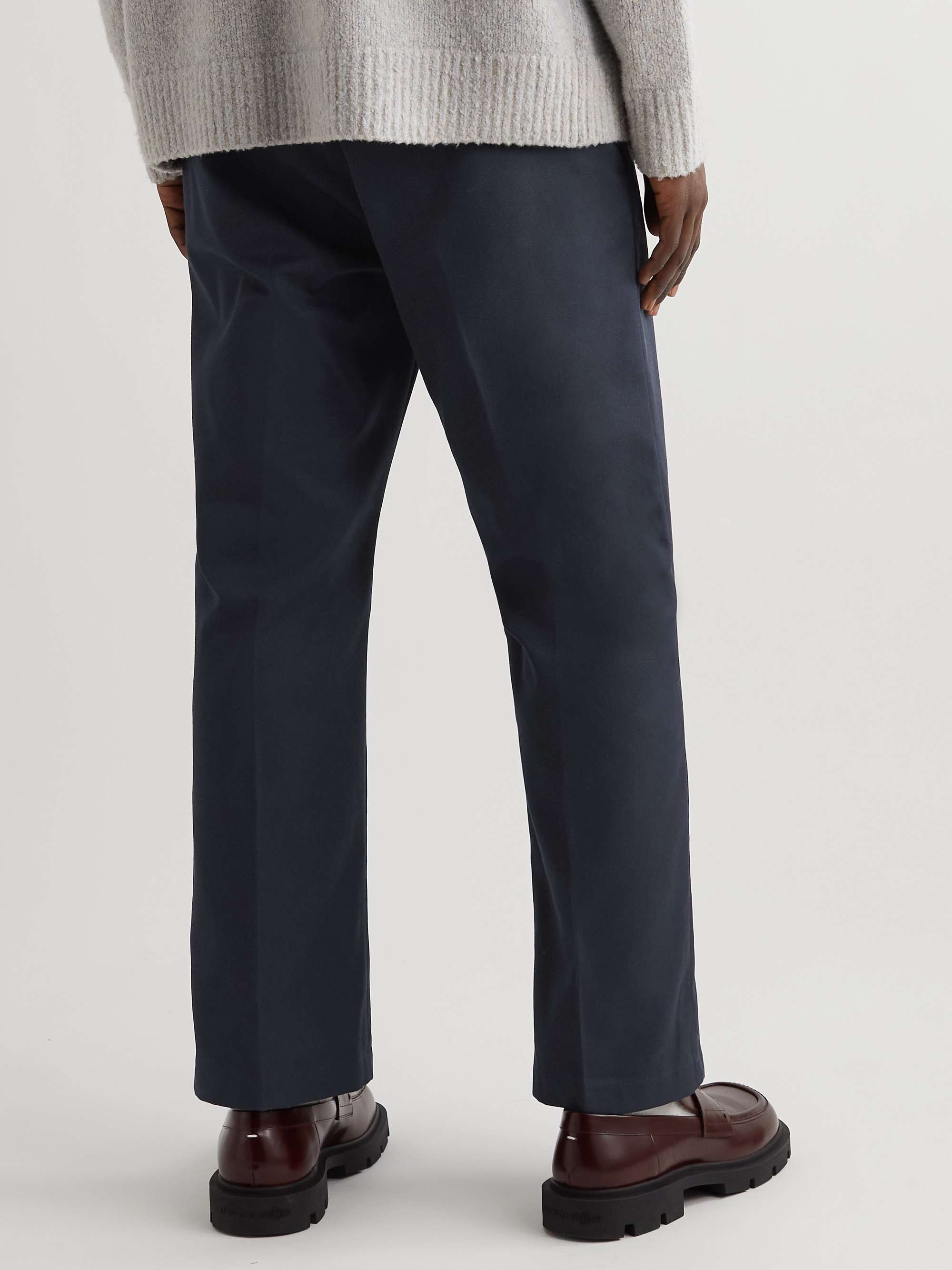 ACNE STUDIOS Pilos Straight-Leg Cotton-Blend Twill Trousers