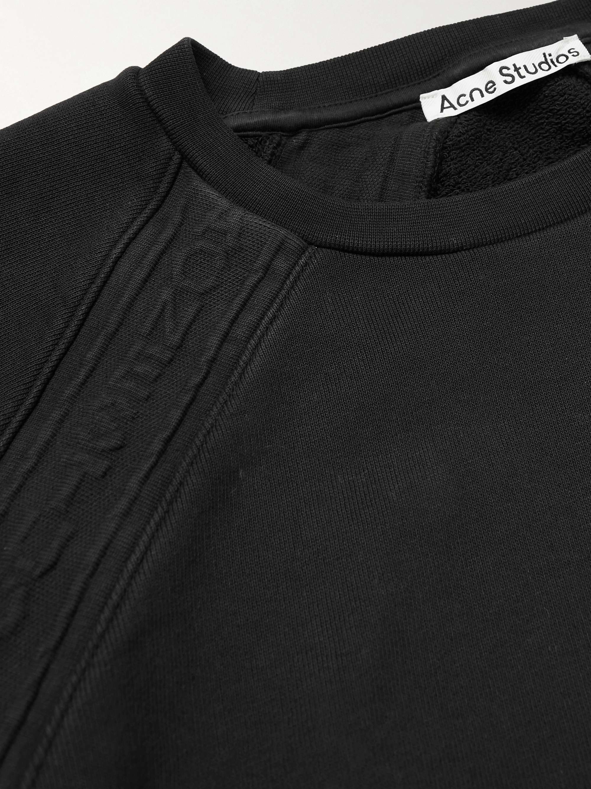 ACNE STUDIOS Farmy Chain Cotton-Jersey Sweatshirt