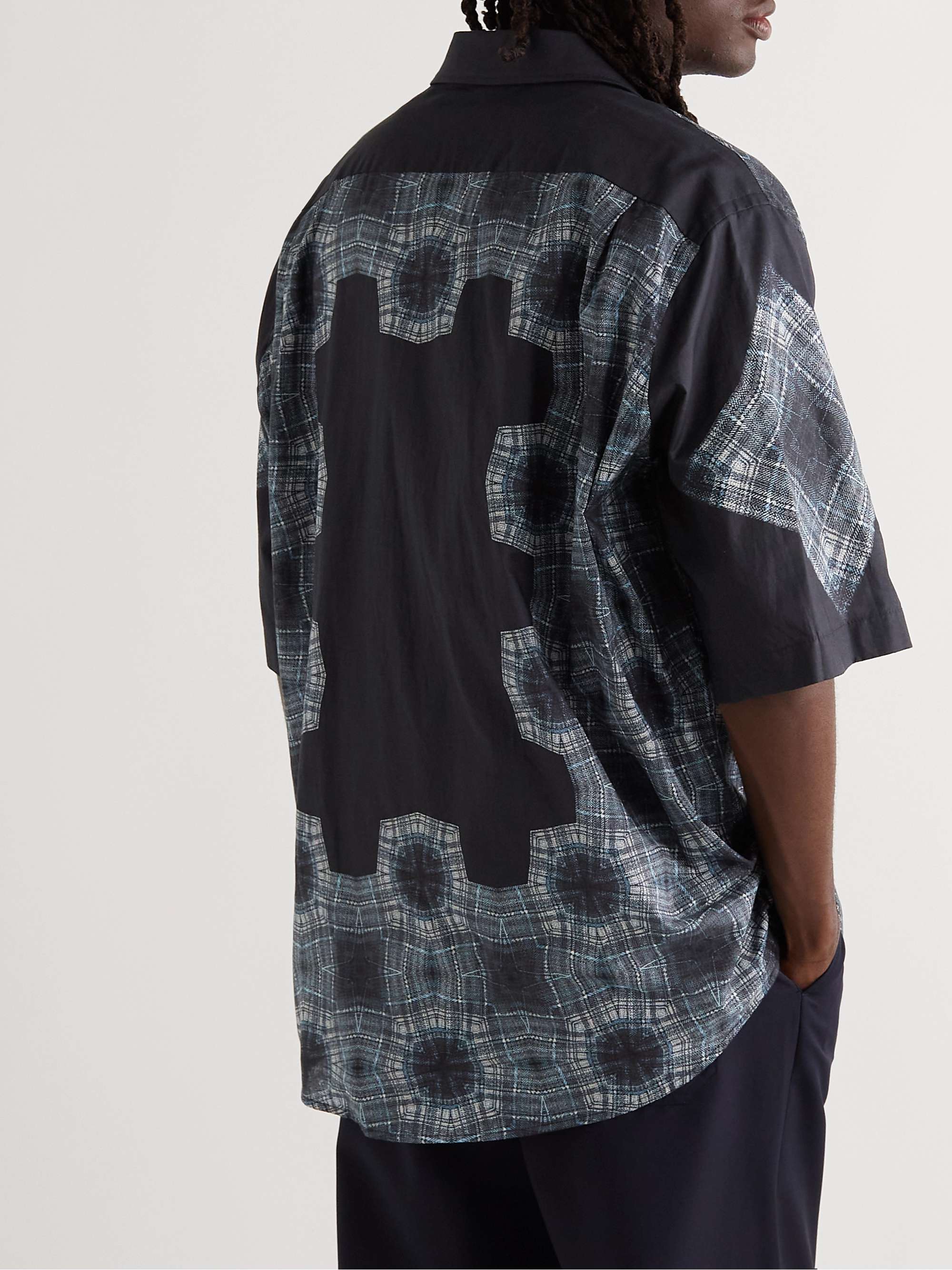 ACNE STUDIOS Oversized Printed Cotton Shirt