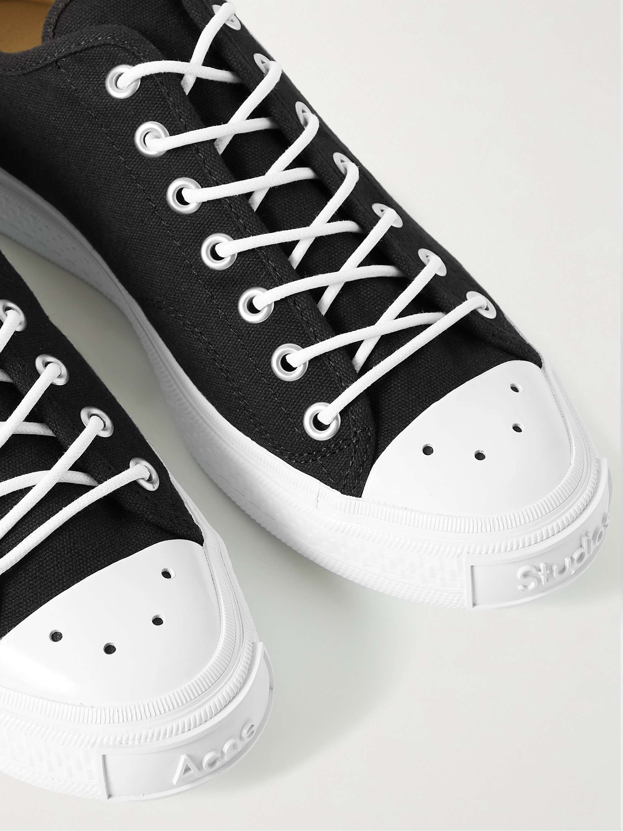ACNE STUDIOS Rubber-Trimmed Canvas Sneakers