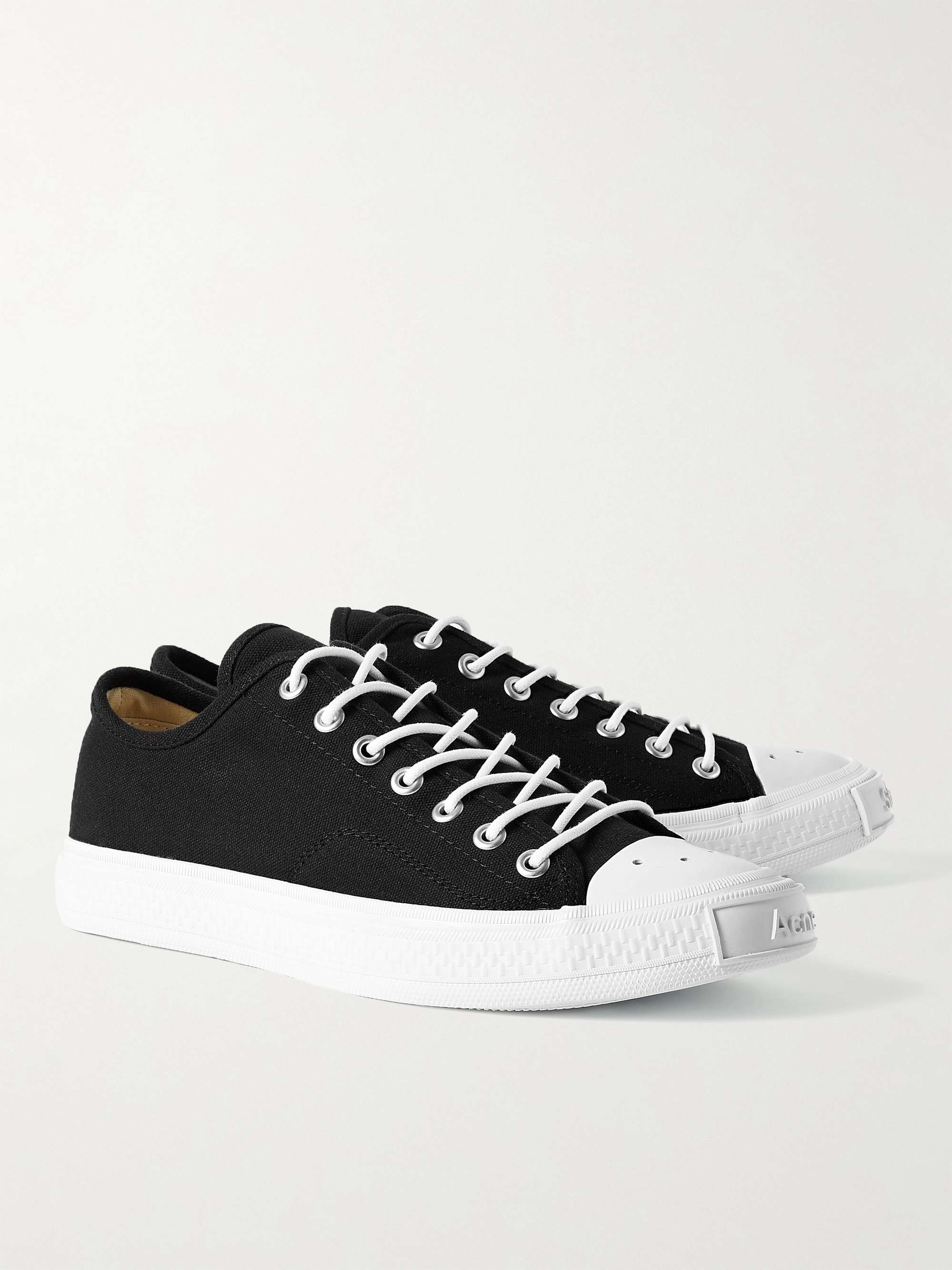 ACNE STUDIOS Rubber-Trimmed Canvas Sneakers