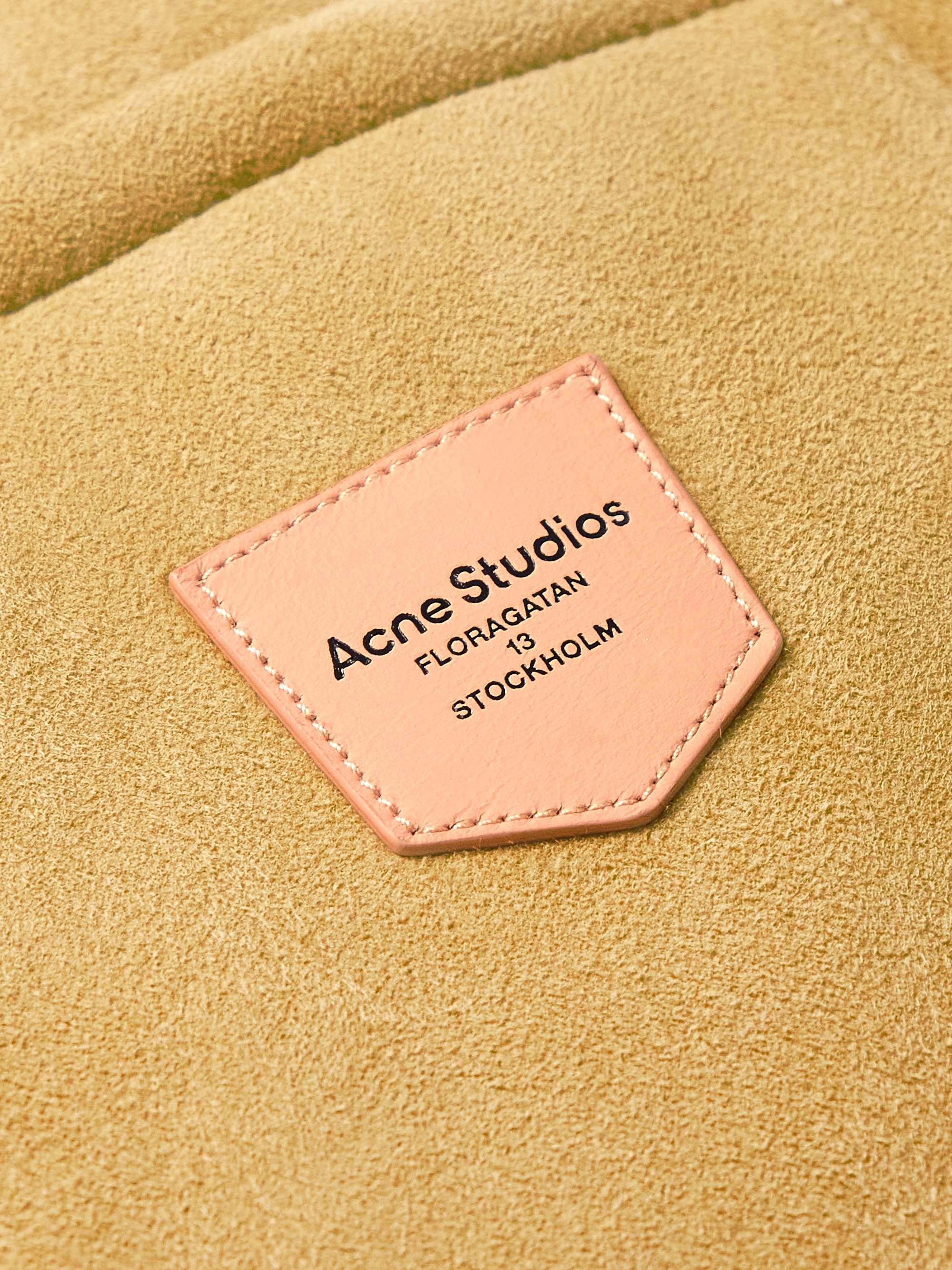 ACNE STUDIOS Lurt Shearling-Trimmed Suede Jacket