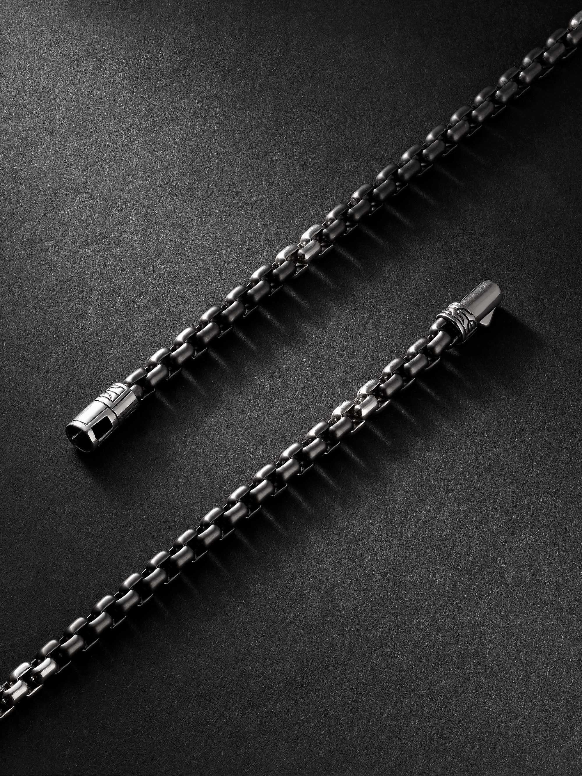 JOHN HARDY Rhodium-Plated and Silver Necklace