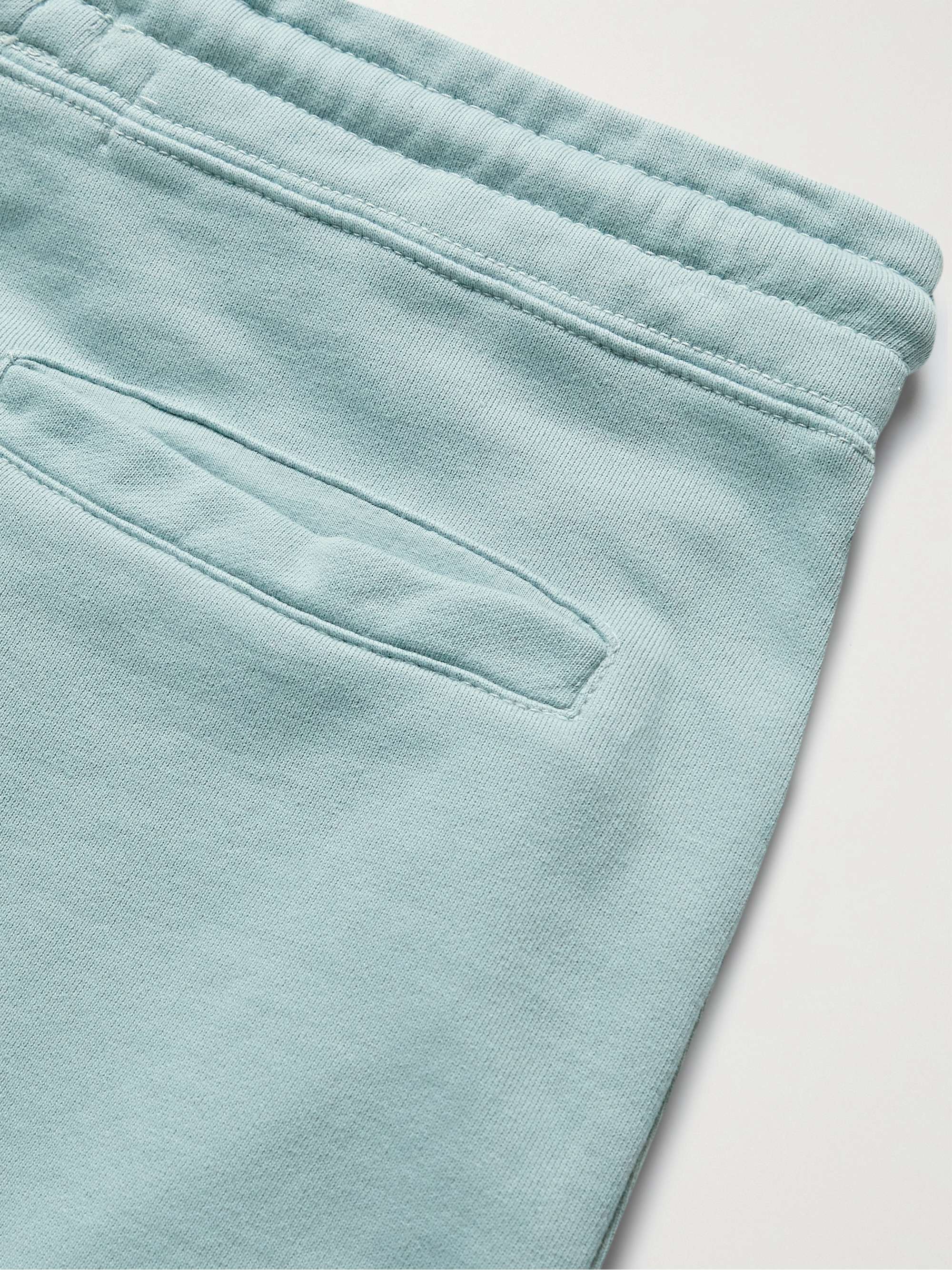 CARLEEN Straight-Leg Patchwork Upcycled Voile and Recycled Cotton-Jersey Drawstring Shorts
