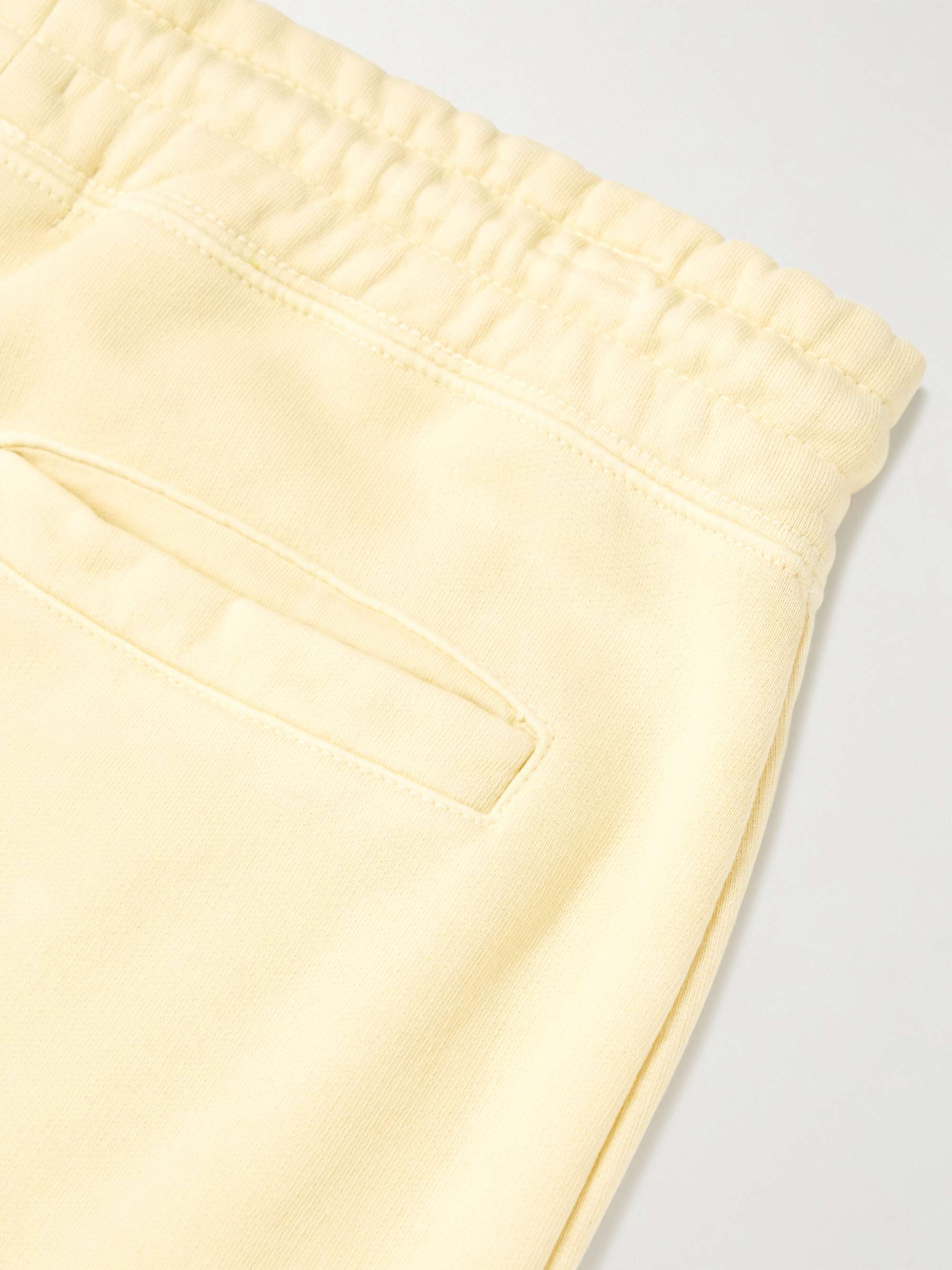 CARLEEN Tapered Upcycled Patchwork Organic Cotton-Jersey Sweatpants