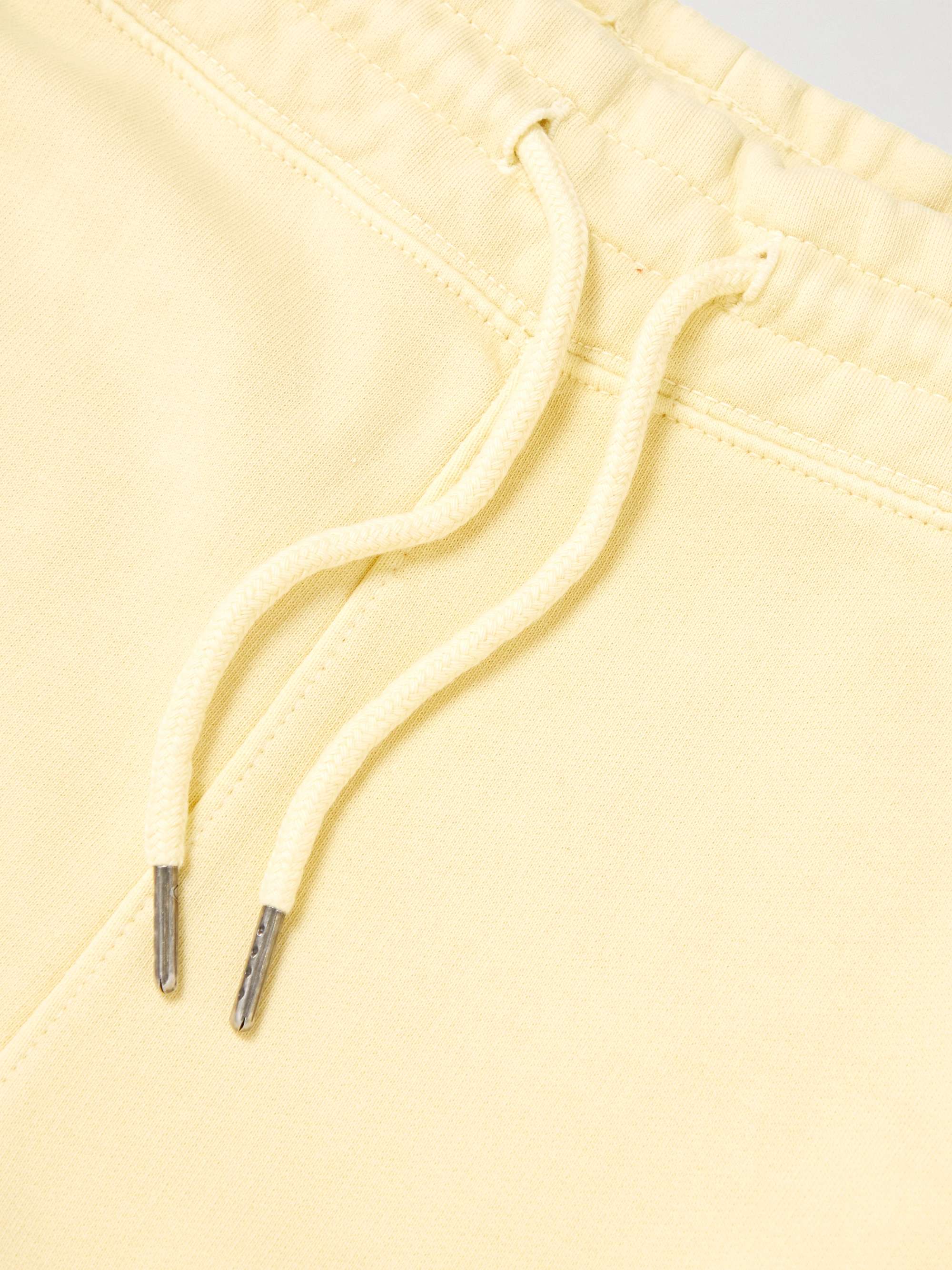 CARLEEN Tapered Upcycled Patchwork Organic Cotton-Jersey Sweatpants