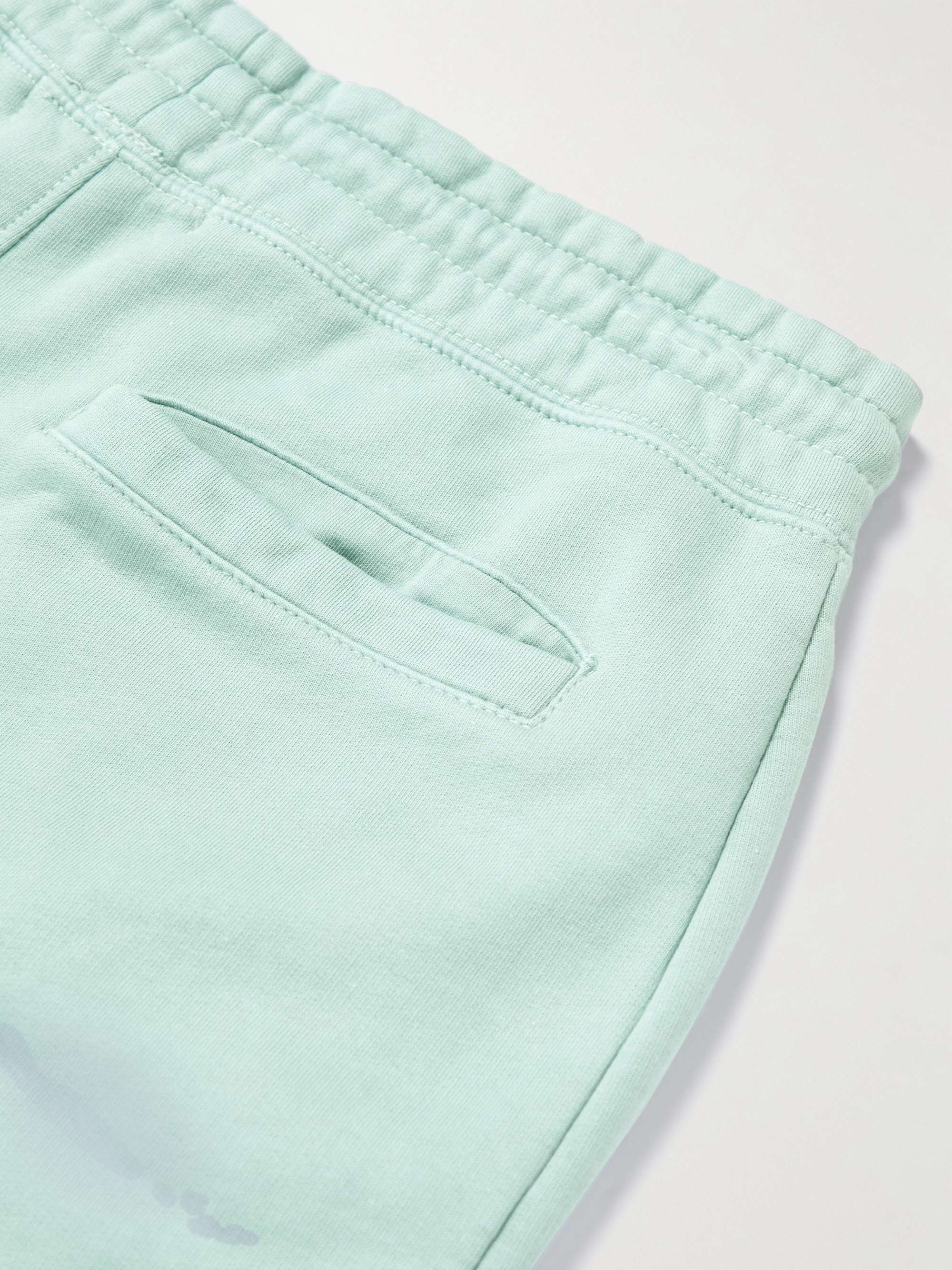 CARLEEN Tapered Upcycled Patchwork Organic Cotton-Jersey Sweatpants
