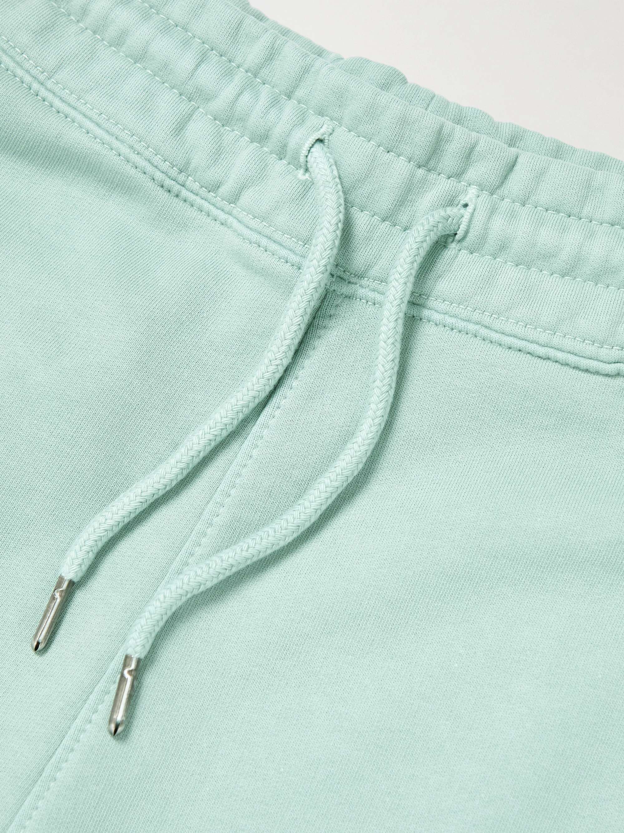 CARLEEN Tapered Upcycled Patchwork Organic Cotton-Jersey Sweatpants