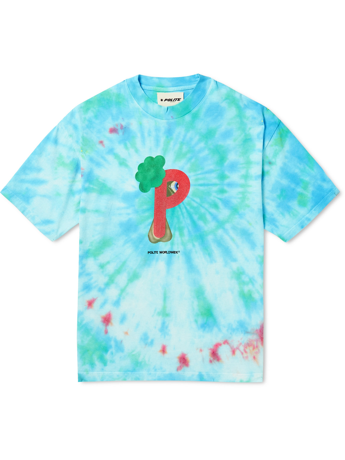 ® Proccoli Printed Tie-Dyed Cotton-Jersey T-Shirt