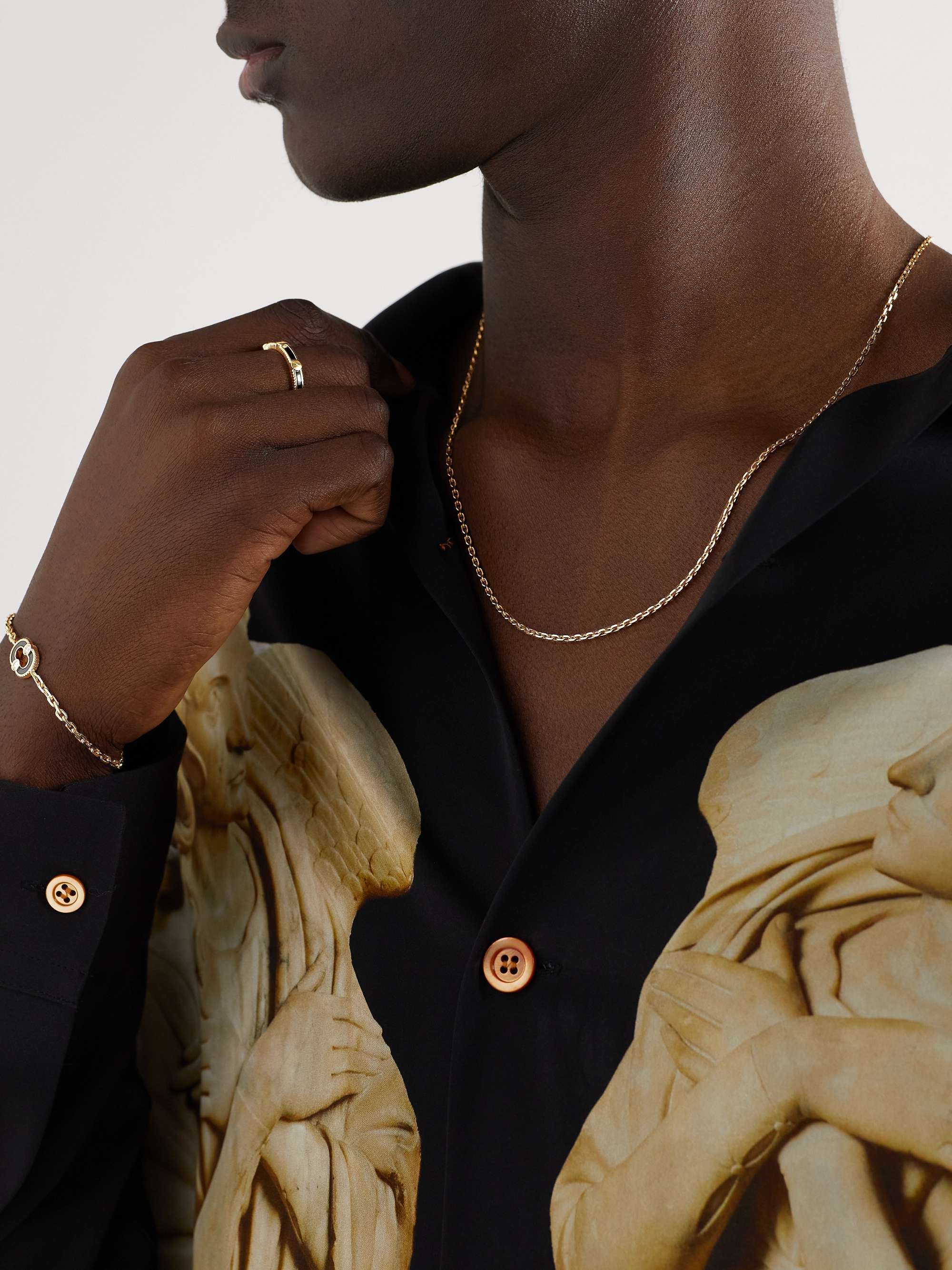 VILTIER Magnetic 55-60cm 18-Karat Gold Chain Necklace