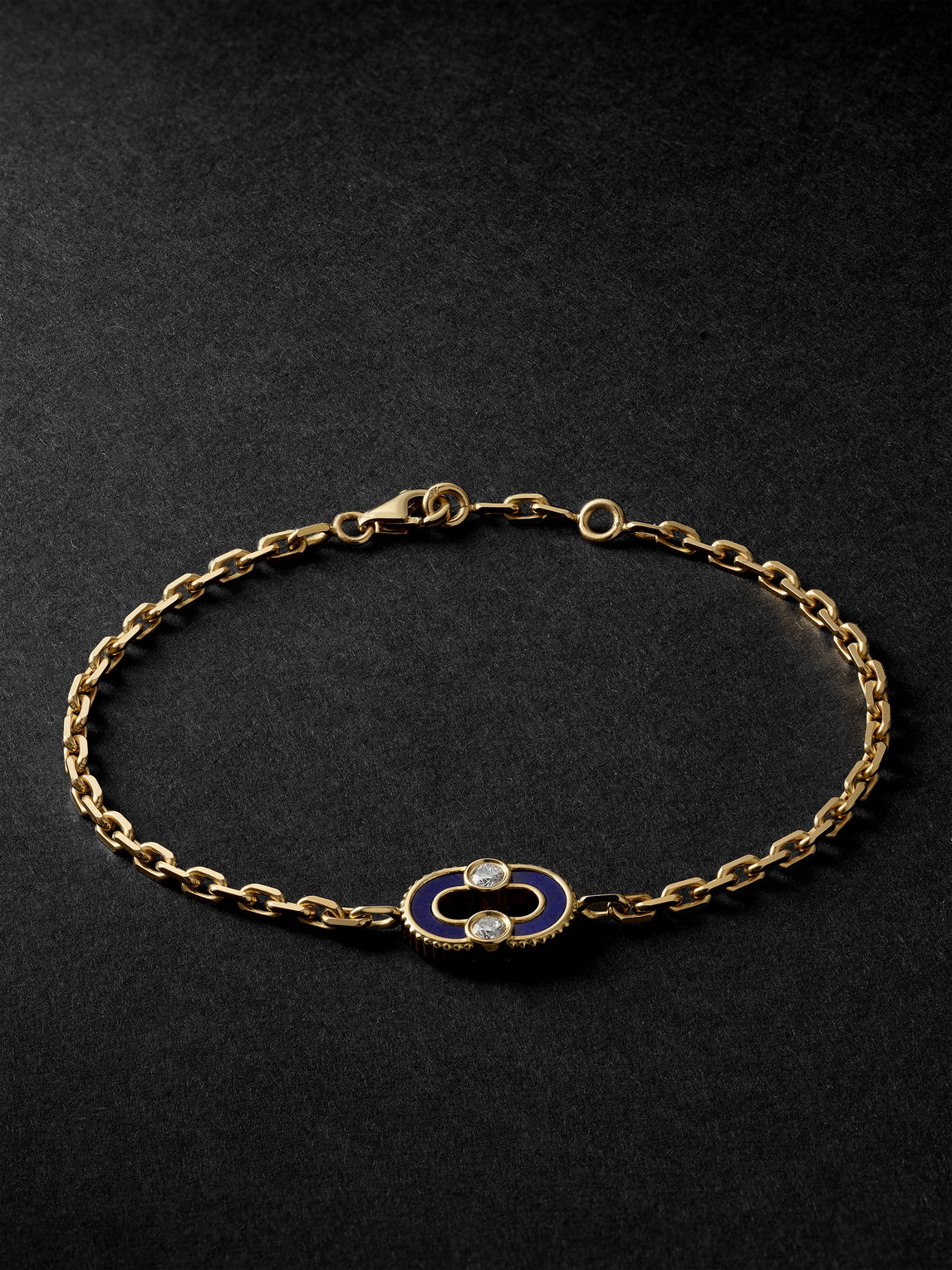 Magnetic Recycled-Gold Multi-Stone Bracelet