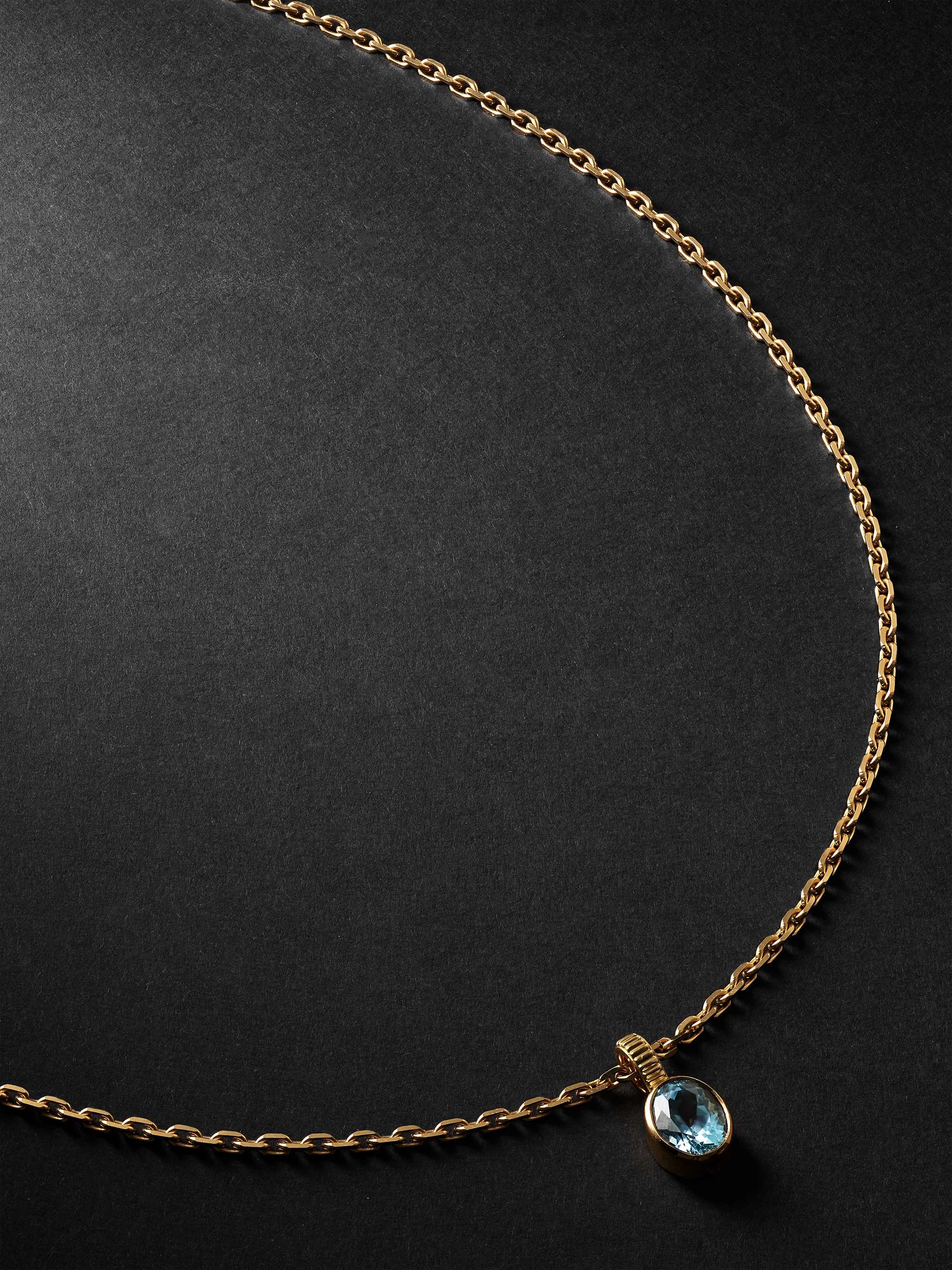 VILTIER Magnetic Gold Tourmaline Pendant