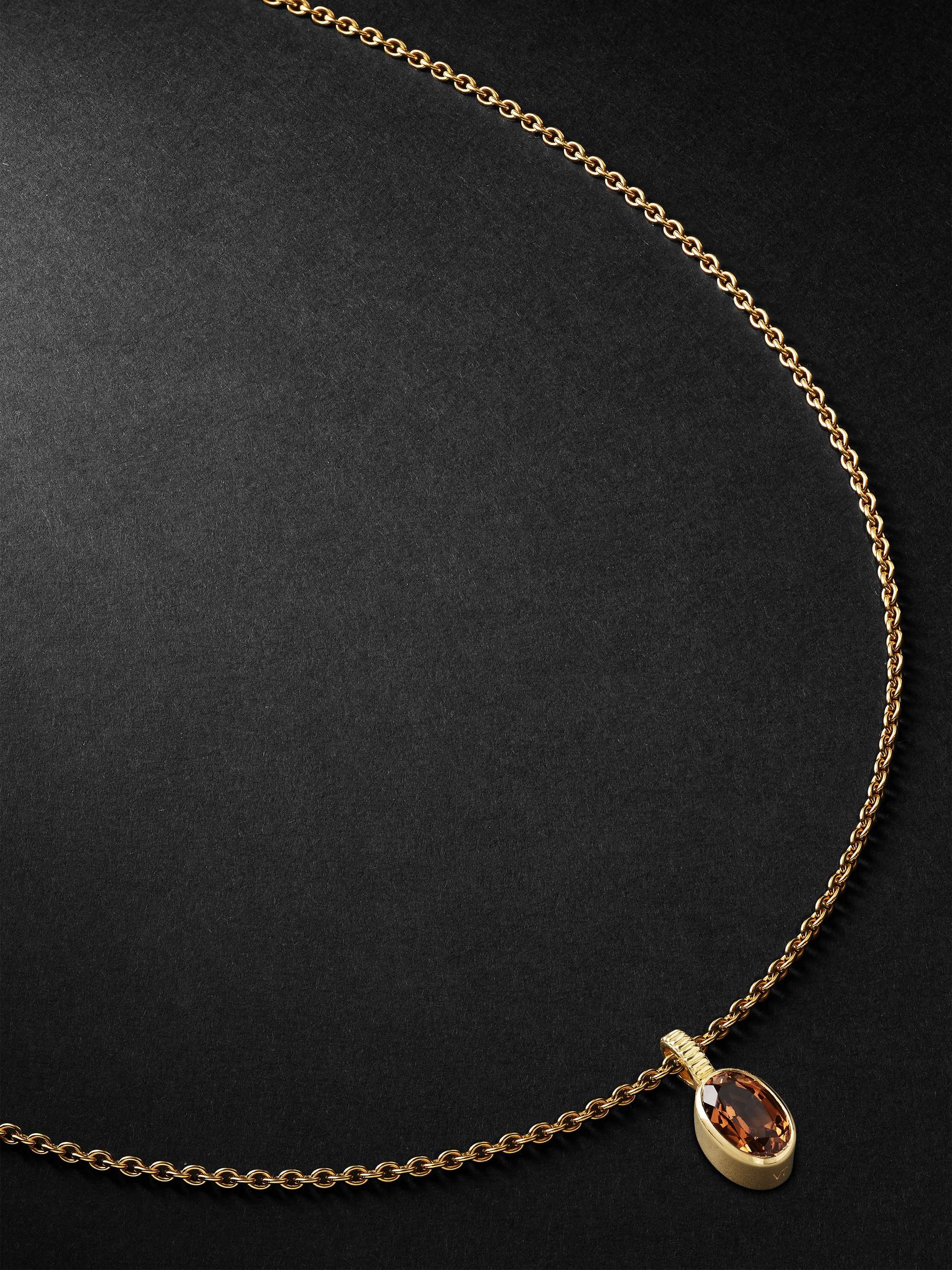 VILTIER Magnetic Gold Beryl Pendant