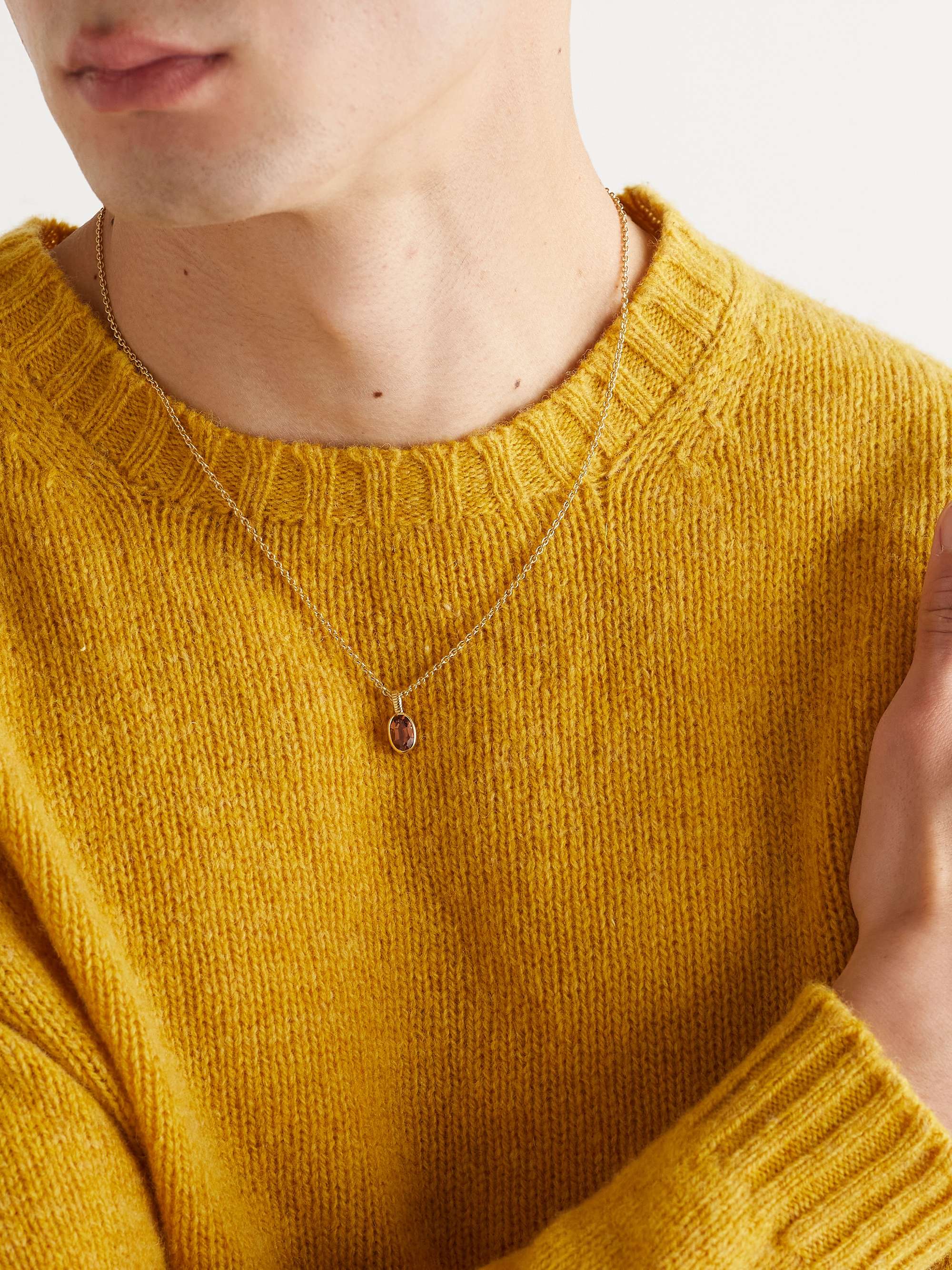 VILTIER Magnetic Gold Beryl Pendant