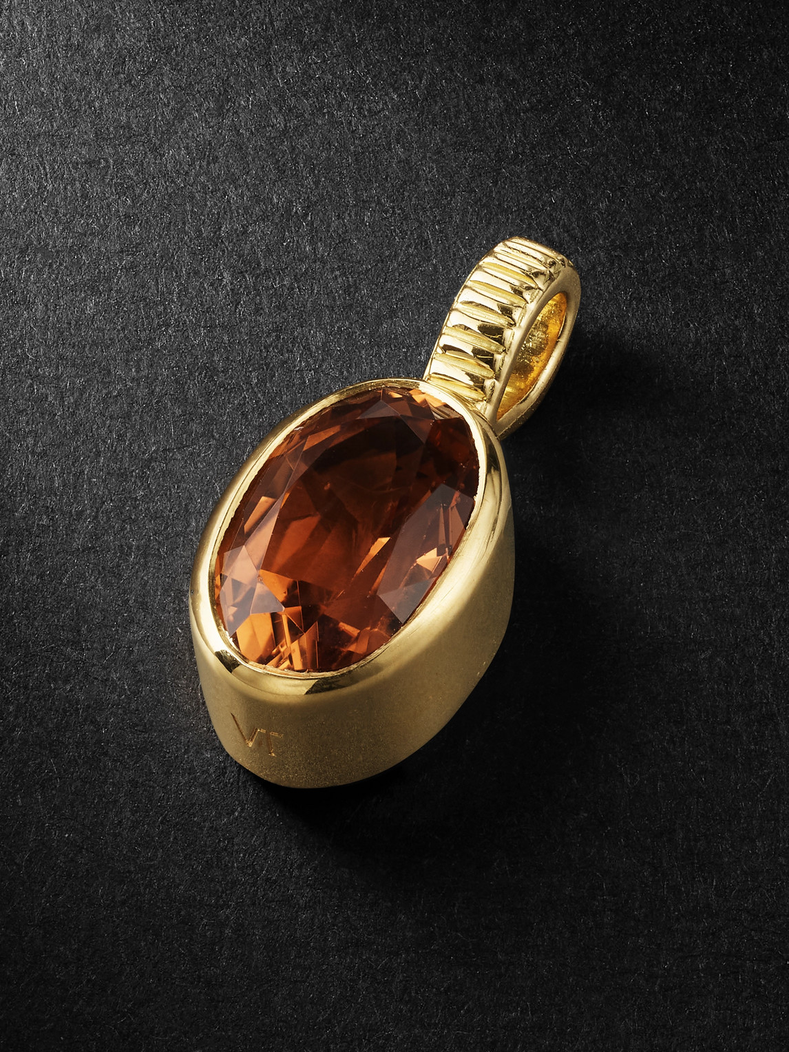 Magnetic Gold Imperial Topaz Pendant