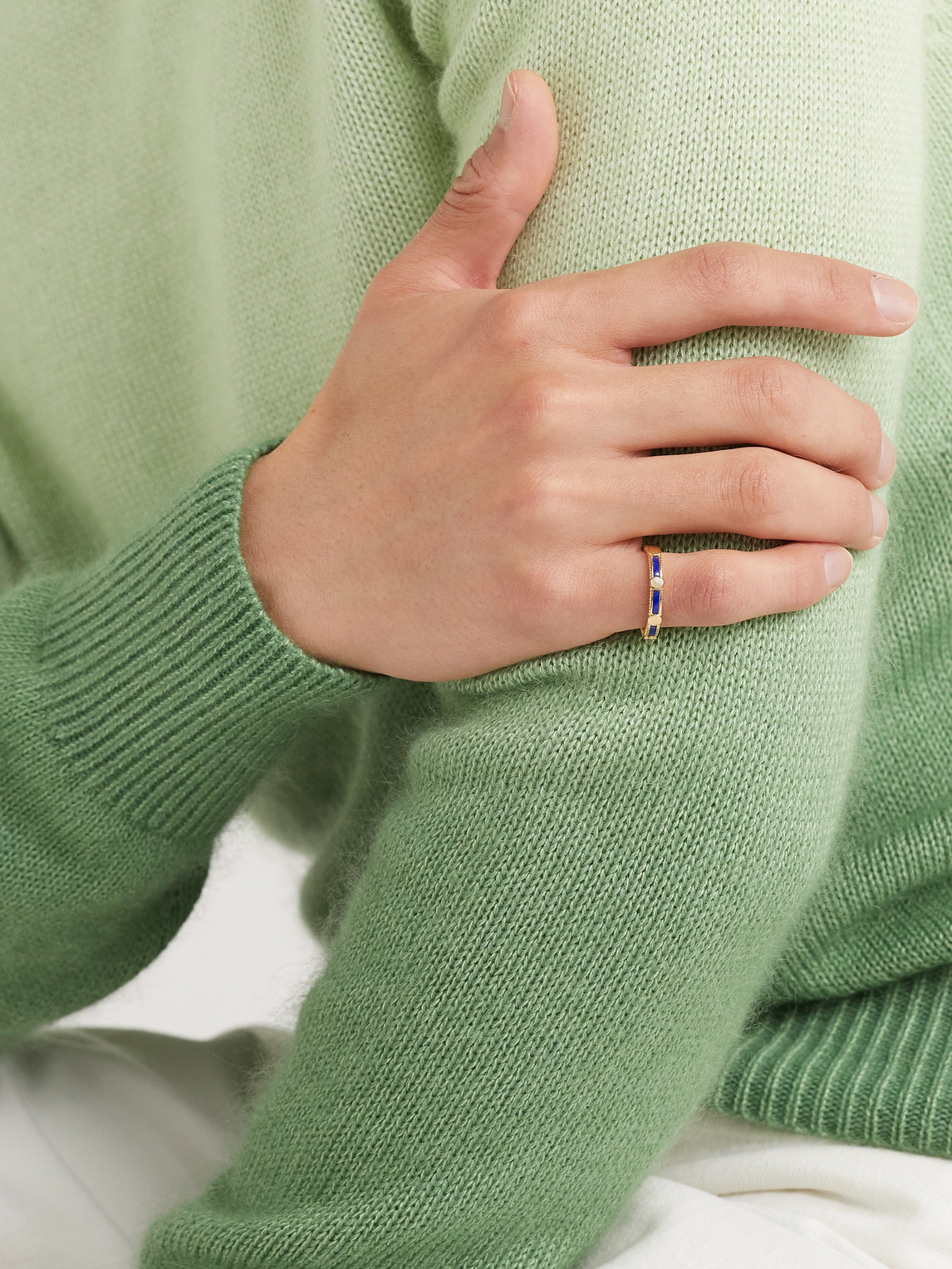 Shop Viltier Alliance Rayon Gold Lapis Lazuli Ring