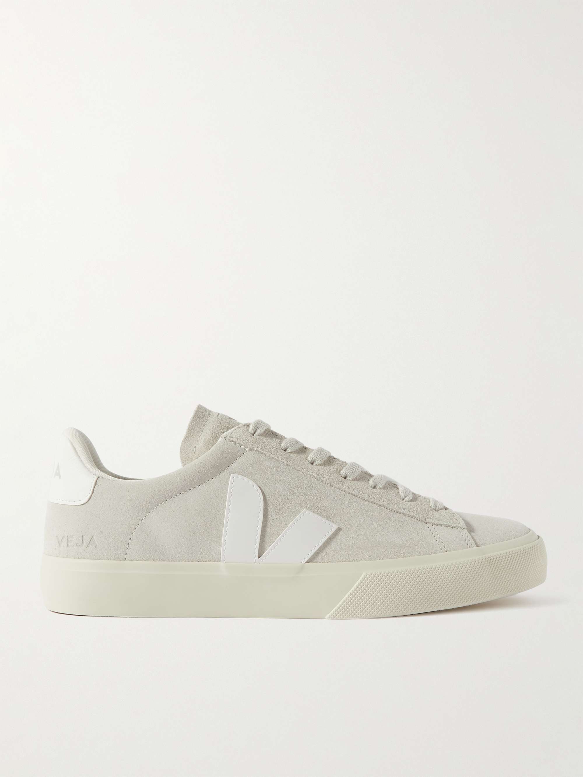 VEJA Campo Leather-Trimmed Suede | MR PORTER