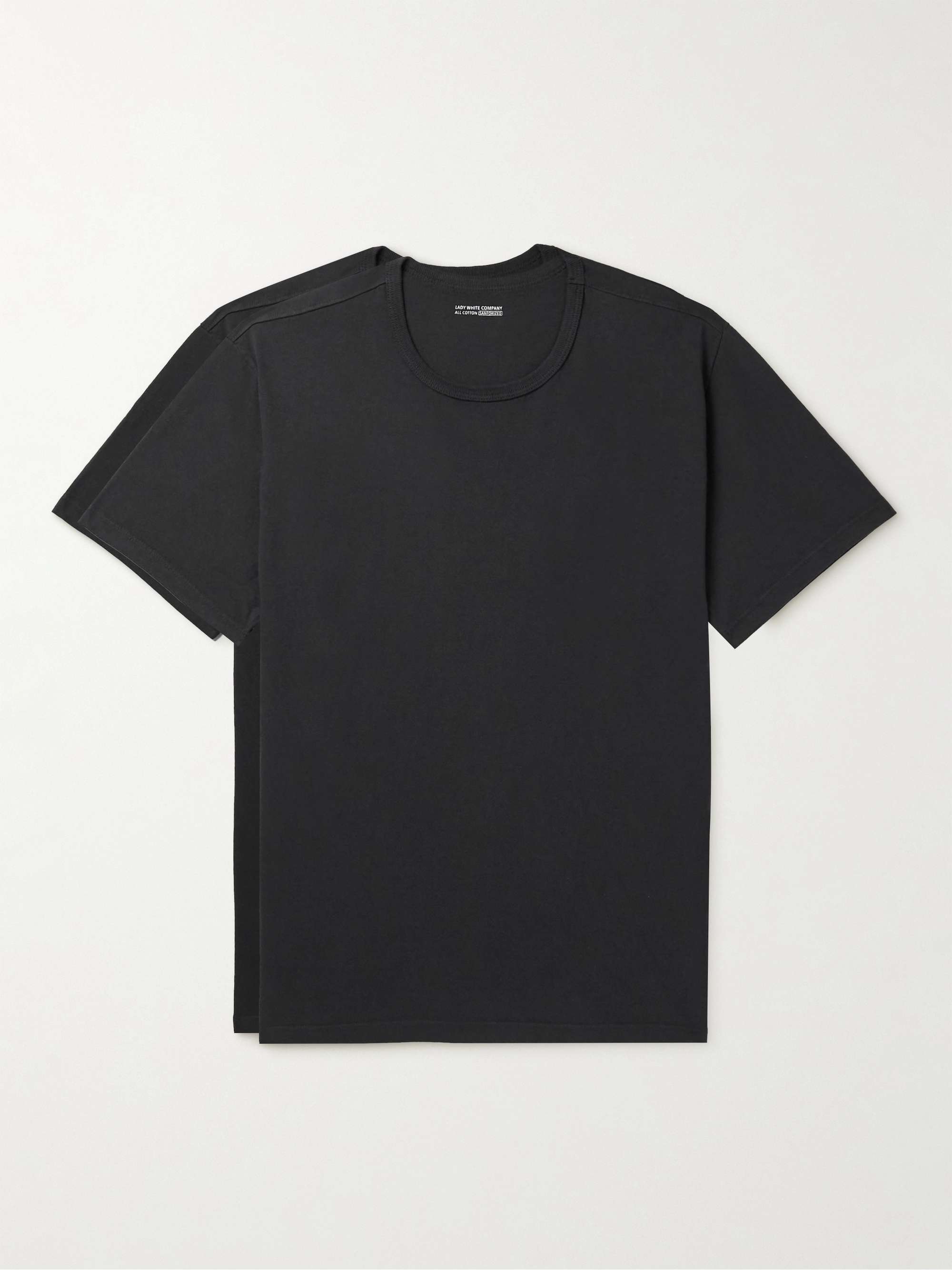 LADY WHITE CO Two-Pack Cotton-Jersey T-Shirts | MR PORTER