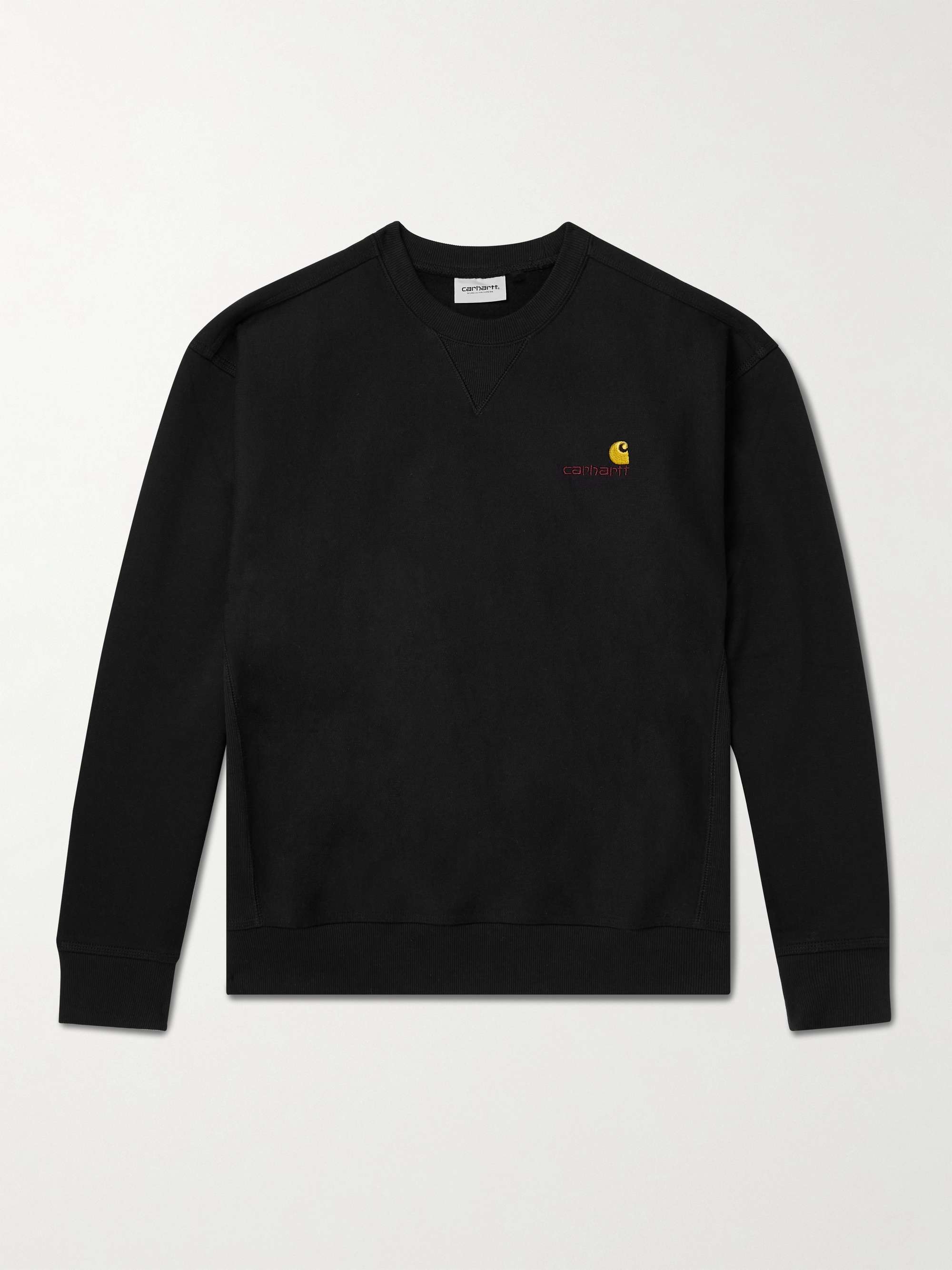 CARHARTT WIP Logo-Embroidered Cotton-Blend Jersey Sweatshirt for Men ...