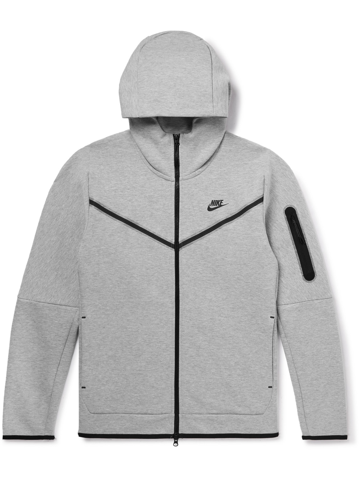 Grey nike zip up hoodie mens on sale