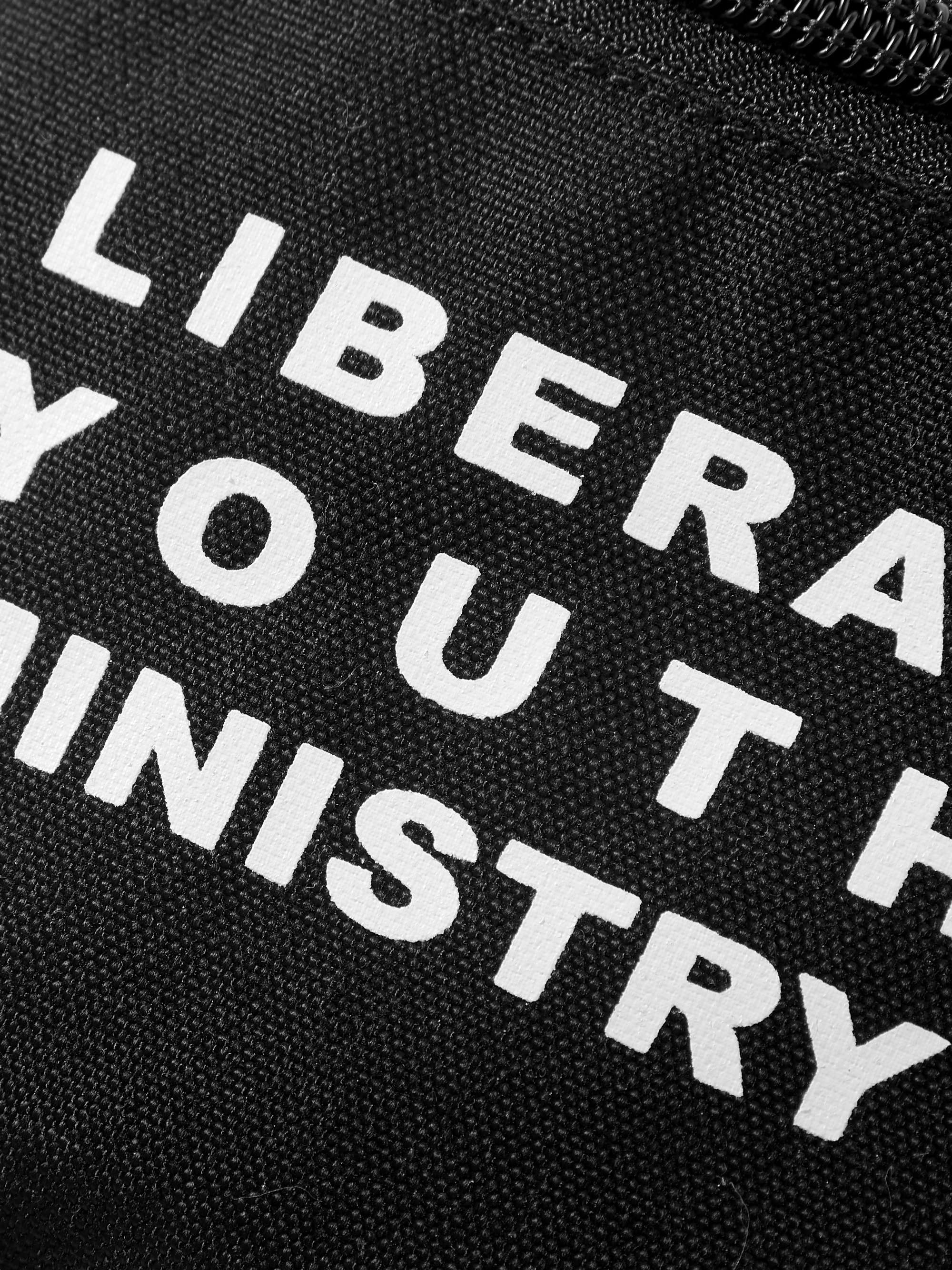 LIBERAL YOUTH MINISTRY Logo-Print Shell Belt Bag