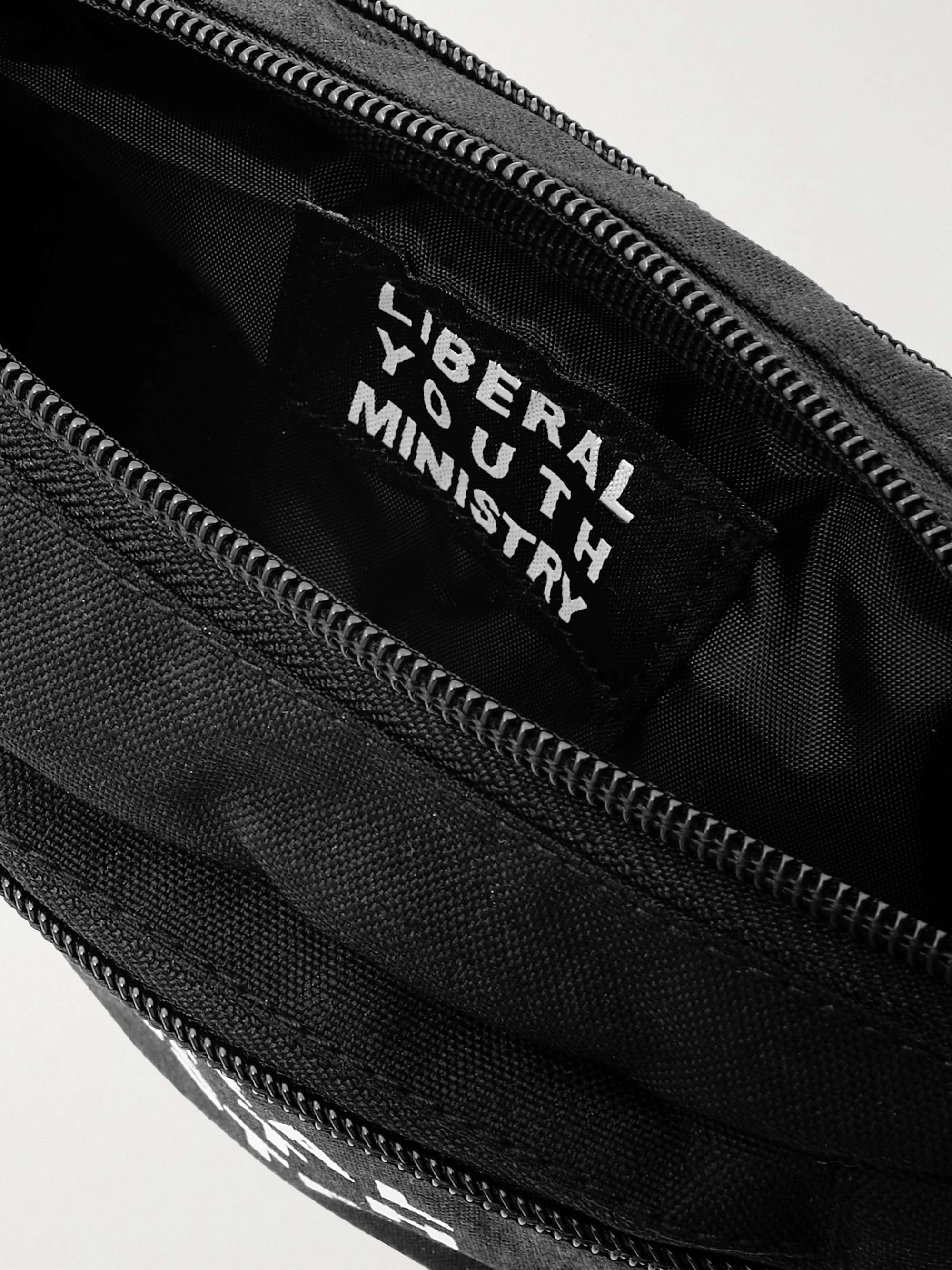 LIBERAL YOUTH MINISTRY Logo-Print Shell Belt Bag