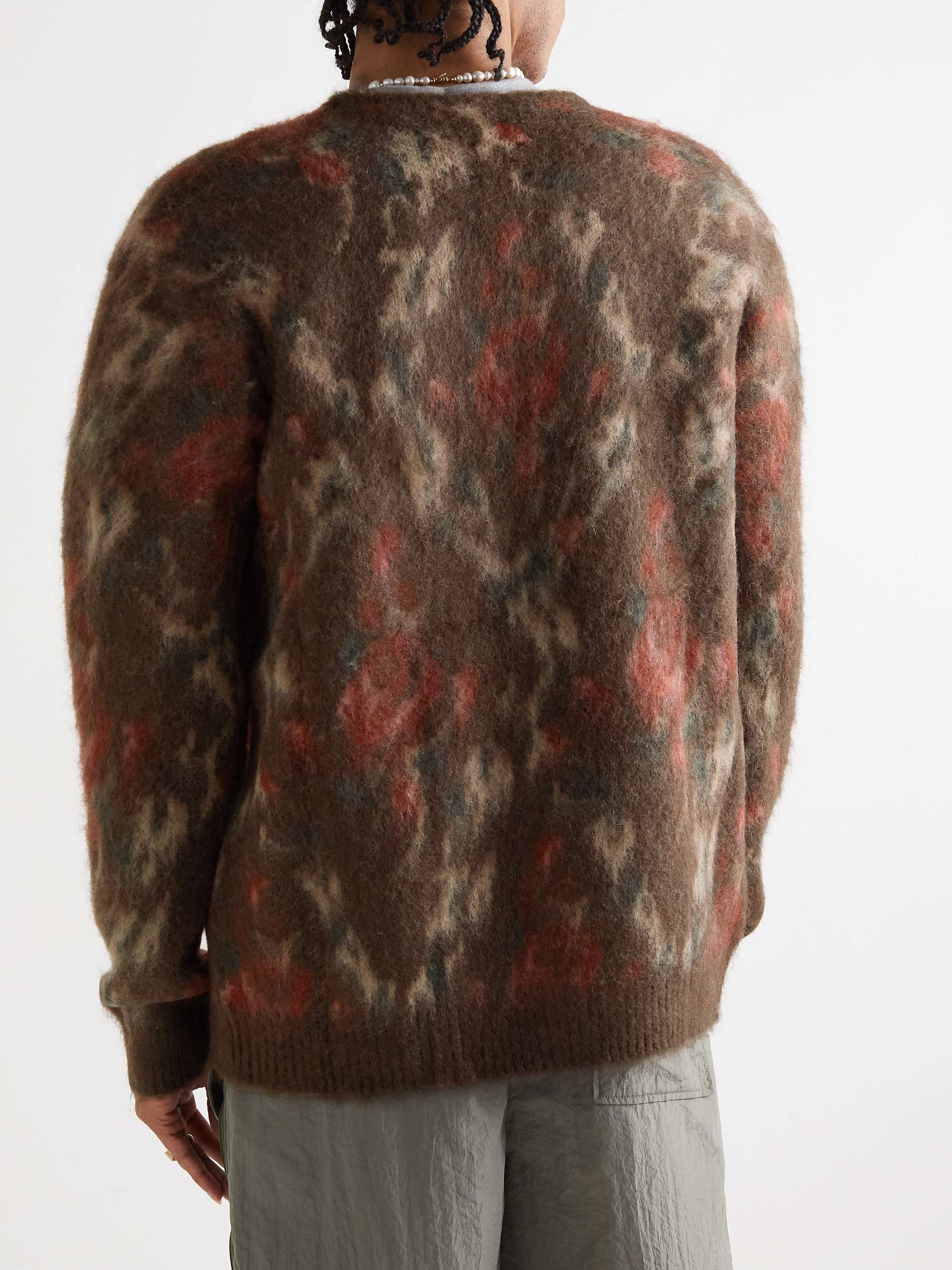 NEEDLES Mohair-Blend Jacquard Cardigan