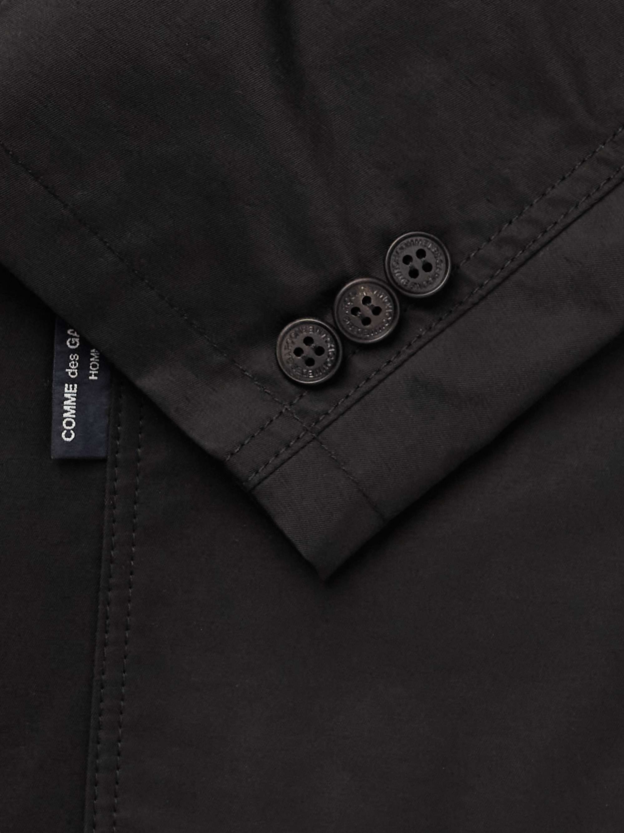 COMME DES GARÇONS HOMME Unstrukturiertes Sakko aus einer Baumwollmischung