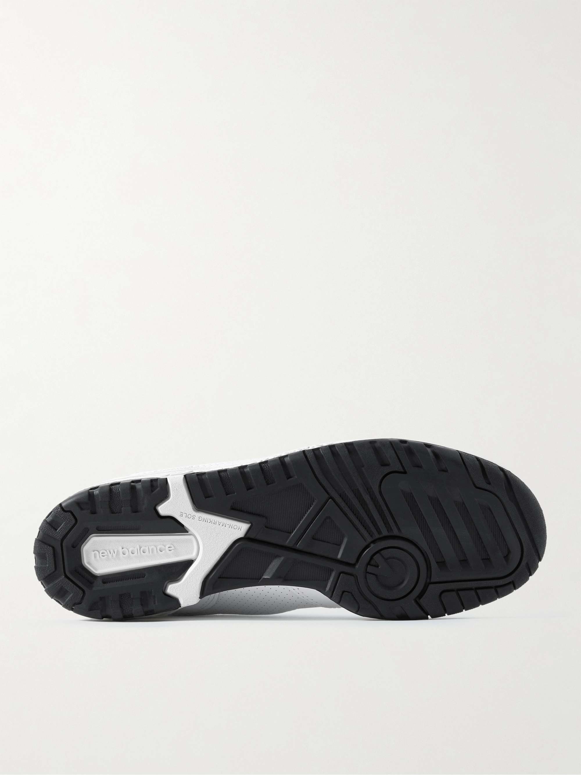 COMME DES GARÇONS HOMME + New Balance 550 Mesh-Trimmed Leather Sneakers