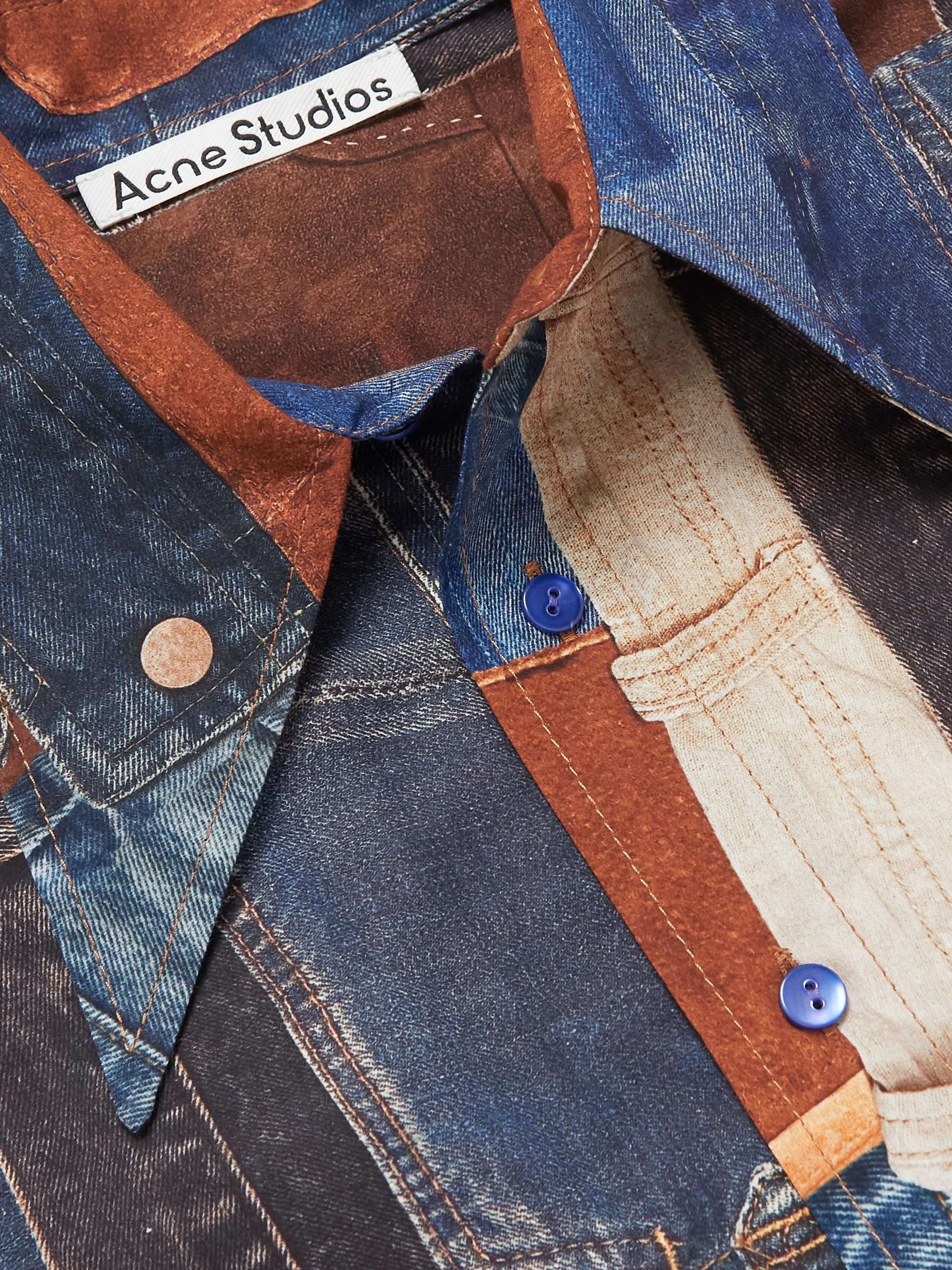 ACNE STUDIOS Printed Cotton Shirt