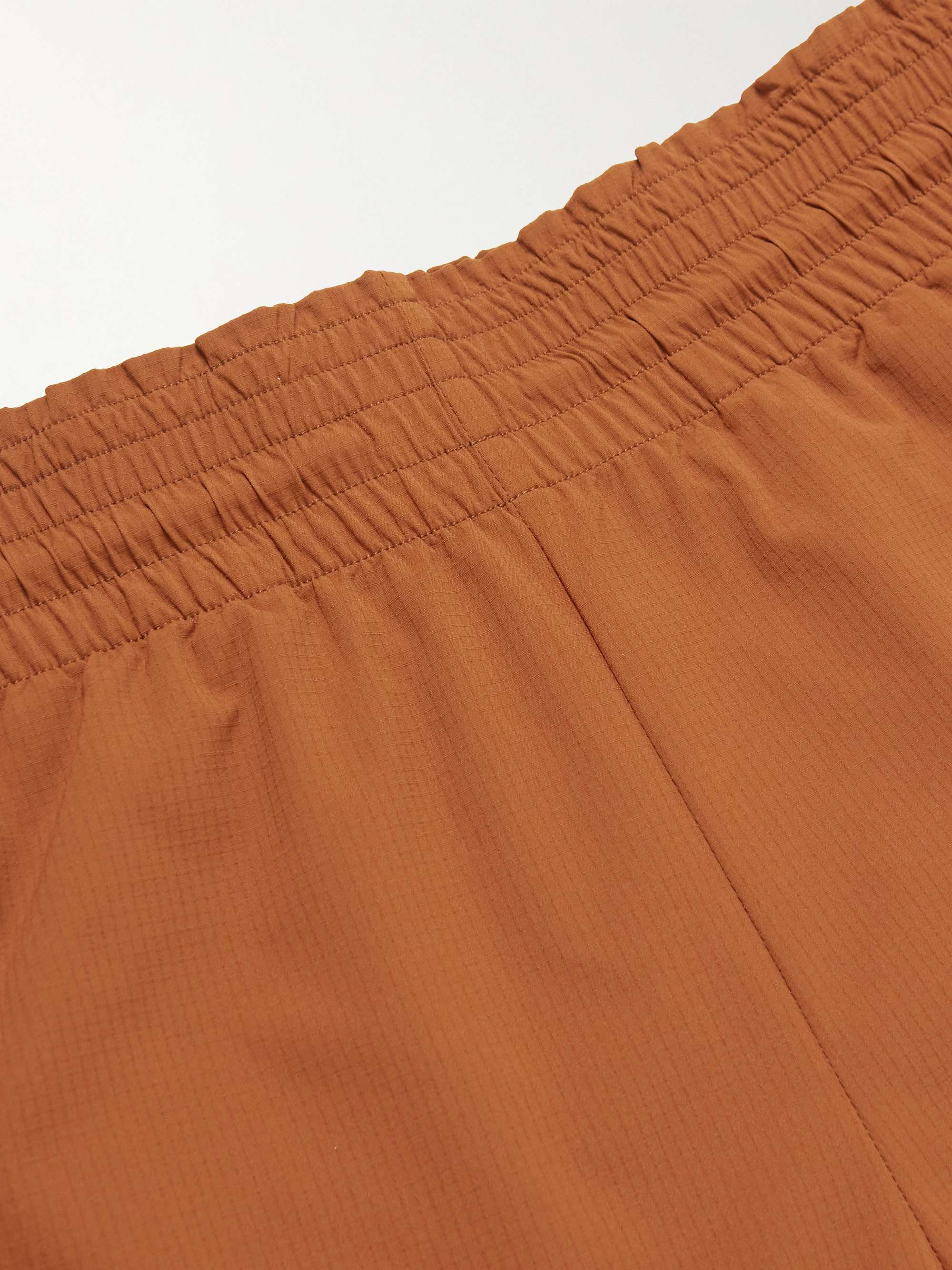ACNE STUDIOS Long-Length Wide-Leg Logo-Print Ripstop Swim Shorts