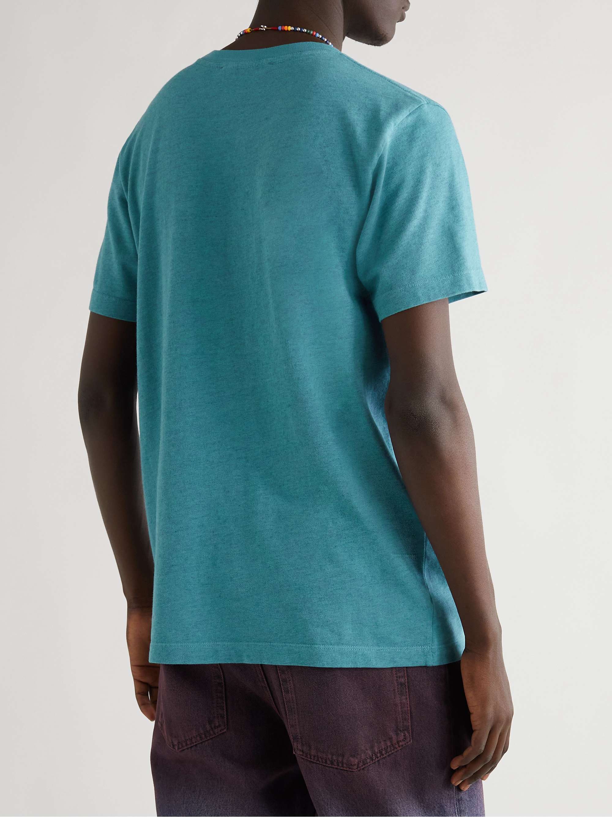 THE ELDER STATESMAN Cotton and Cashmere-Blend Jersey T-Shirt for Men ...