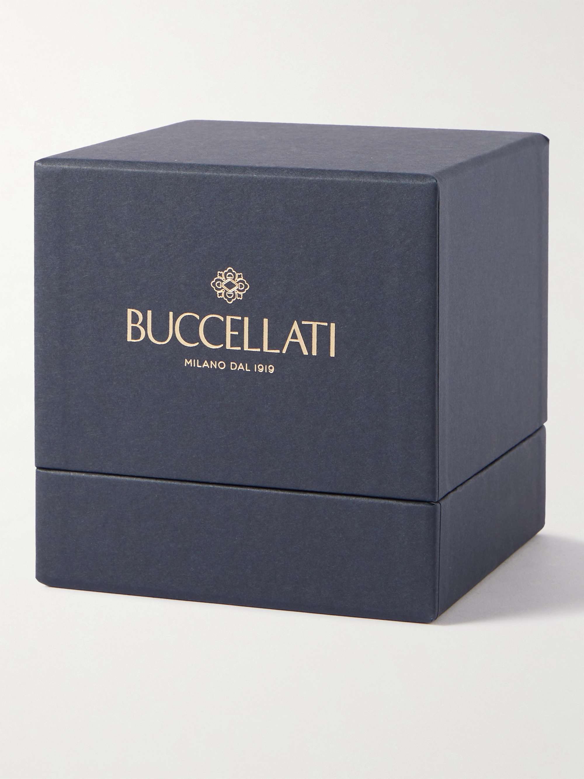 BUCCELLATI Scented Candle and Sterling Silver Candlestick Set